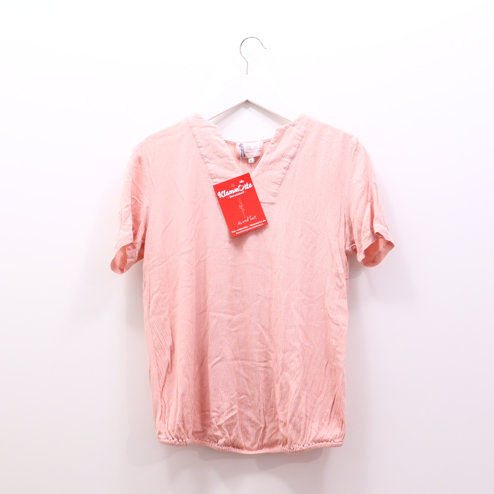 Shirt Paulina M/38/40 rosa Viskose kurzarm