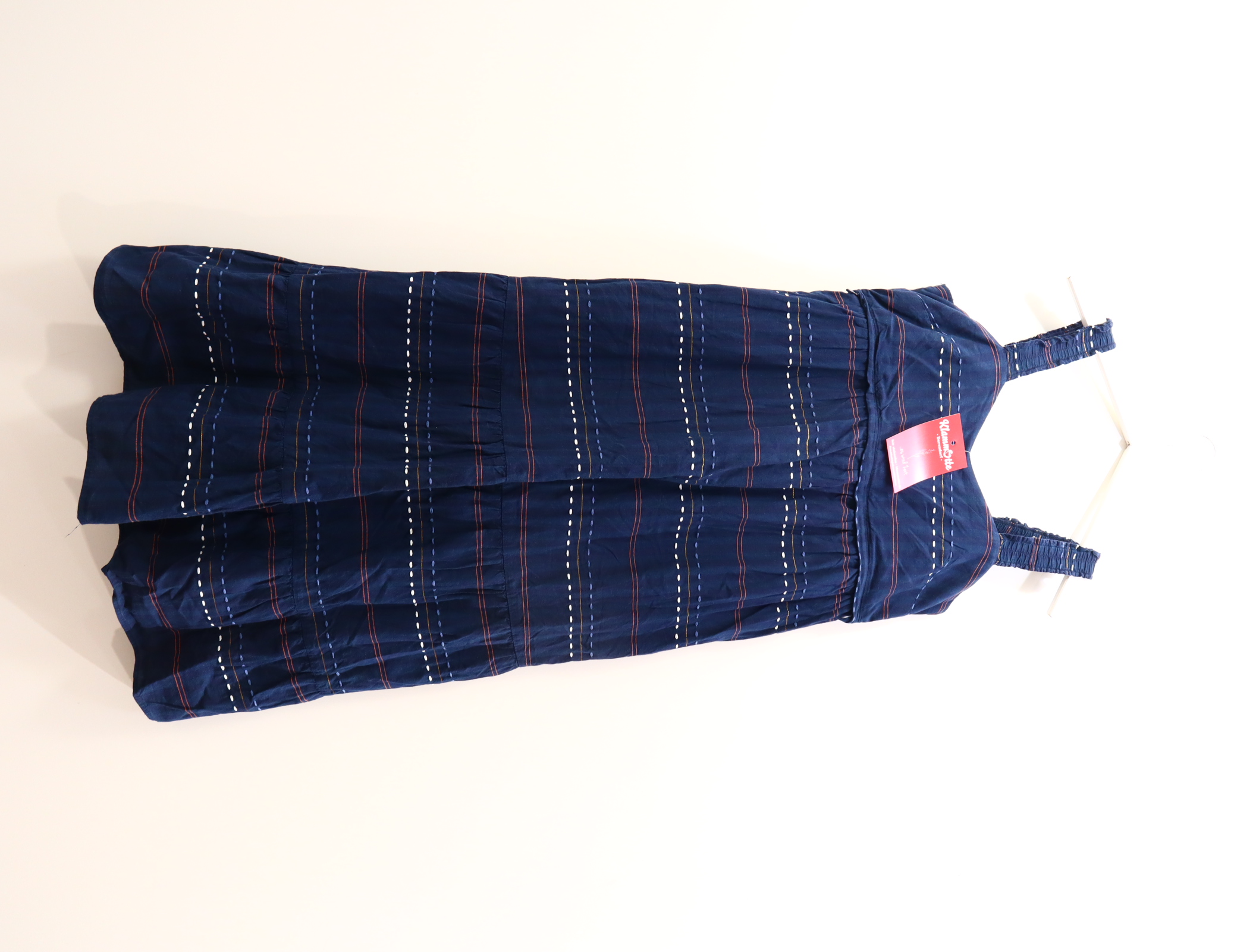 Kleider & Röcke Seraphine Träger 40 blau gestreift Baumwolle/Polyester/metallische Fasern