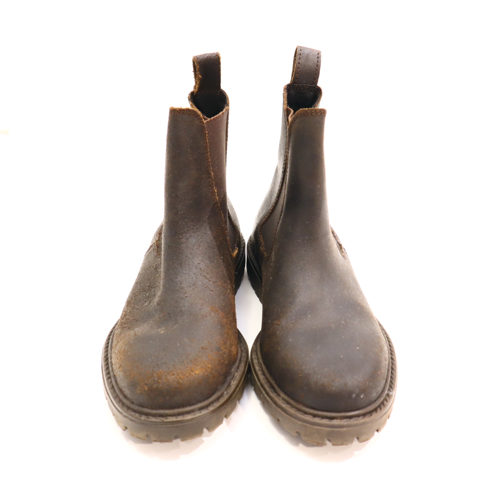 Halbschuhe NORTON Chelseaboots 35 braun Leder sehr gut