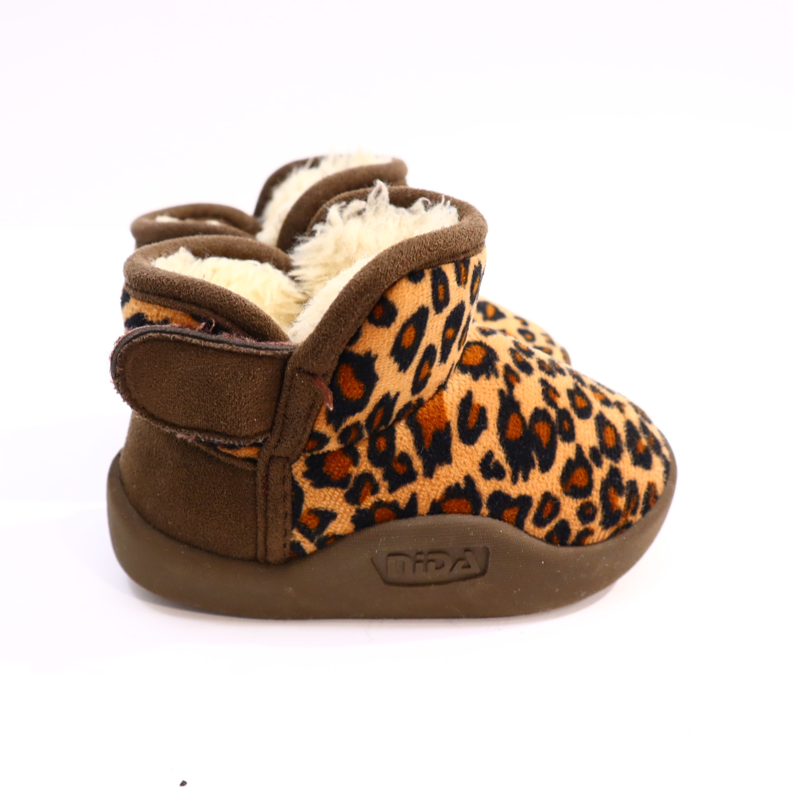 Babyschuhe/Stoffschuhe nida 21 braun/schwarz/karamell Textil Winterstiefel