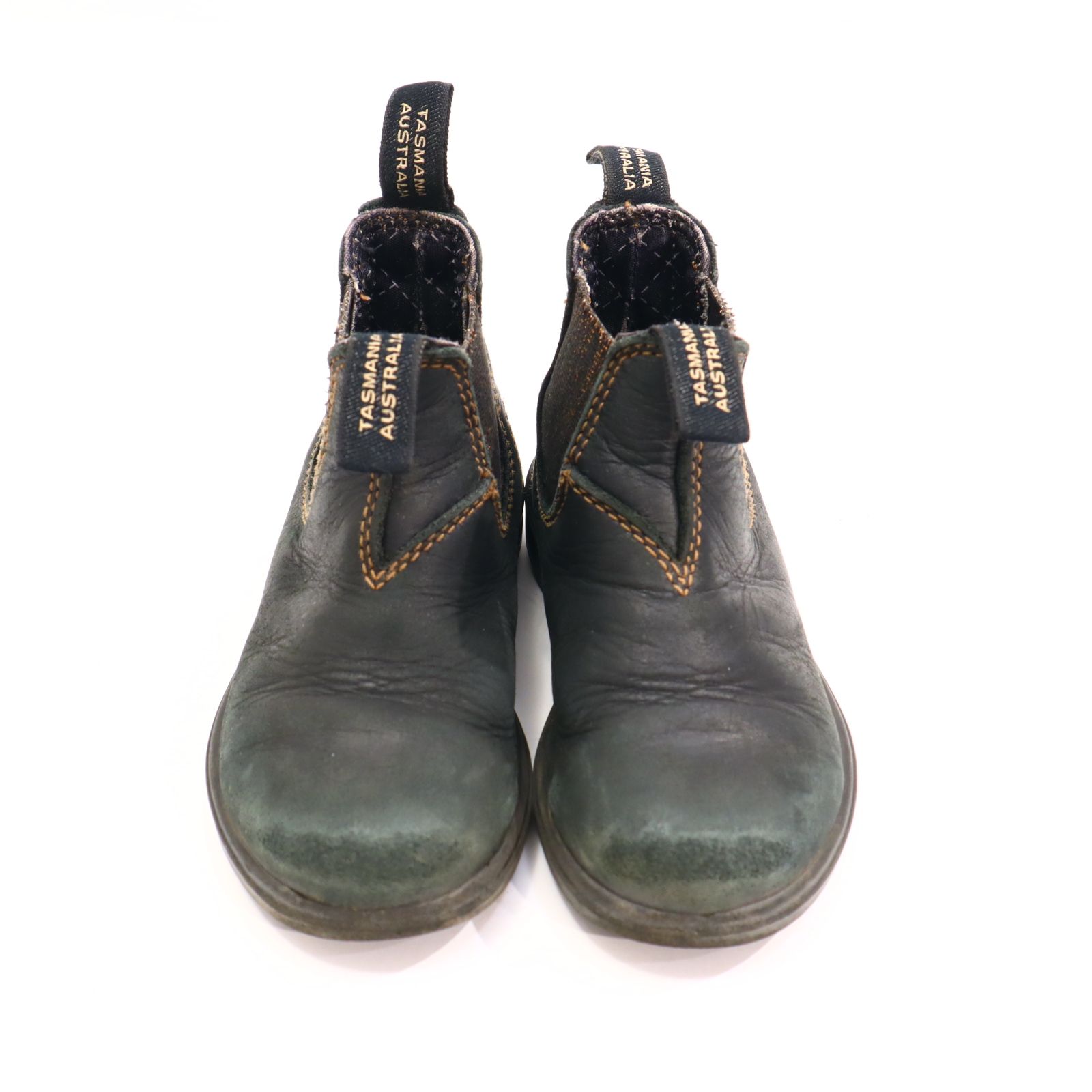 Halbschuhe Blundstone Chelseaboots 25 bronze/schwarz GORETEX Abnutzungsspuren an den Kappen/gleichmäßige Ablaufspuren