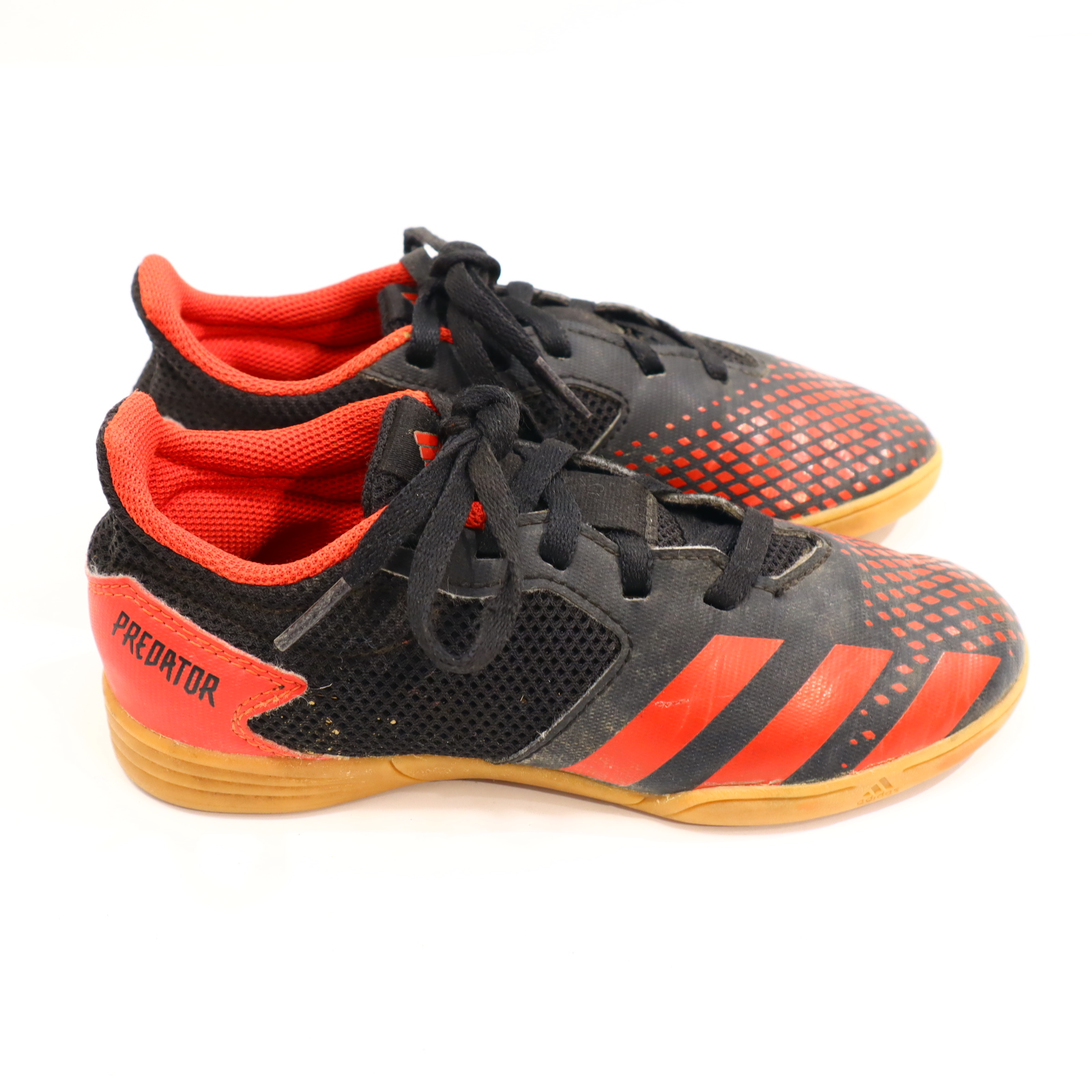 Sportschuh Adidas 31 Fußball/Hallenschuh rot/schwarz