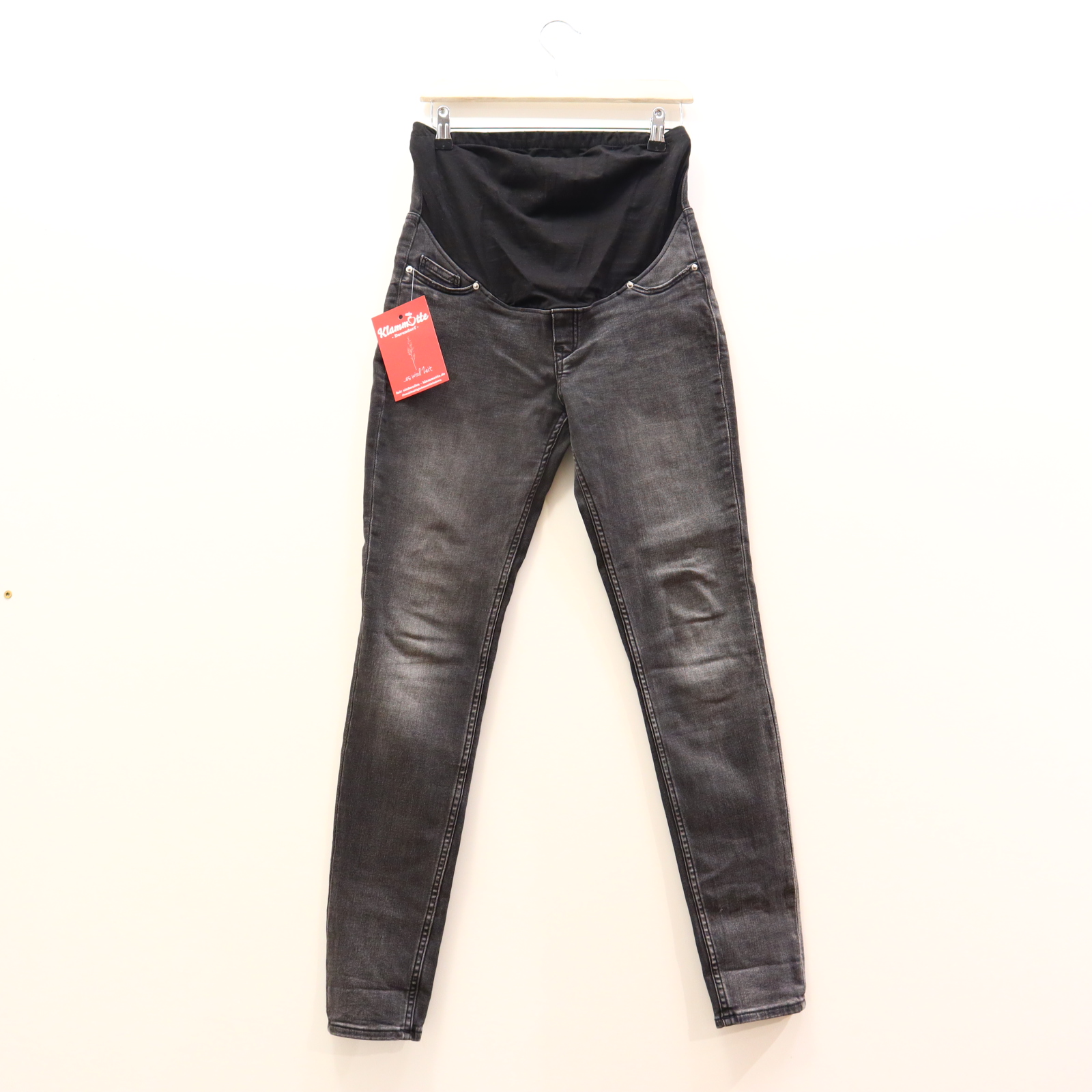 Hose H&M S/36 Jeans anthrazit denim Mid Rib