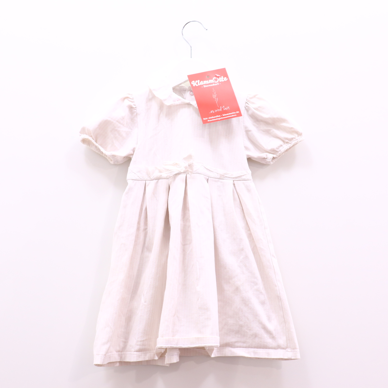 Kleider & Röcke EMILE ET ROSE 80/86 rosa/weiß gestreift Jerseykleid Baumwolle/Elasthan