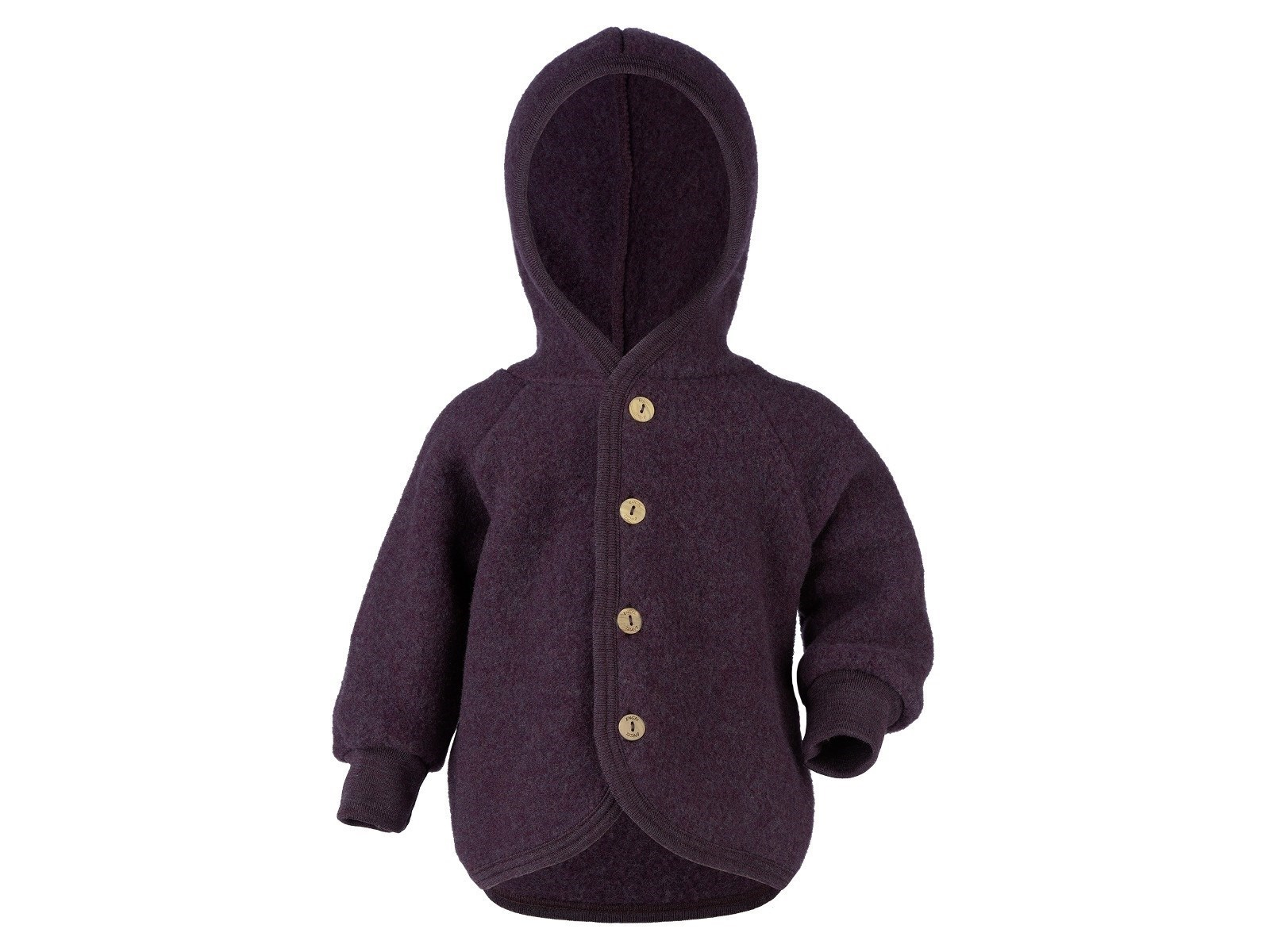 ENGEL Kapuzenjacke 100% Schurwolle (kbT)/Wollfleece