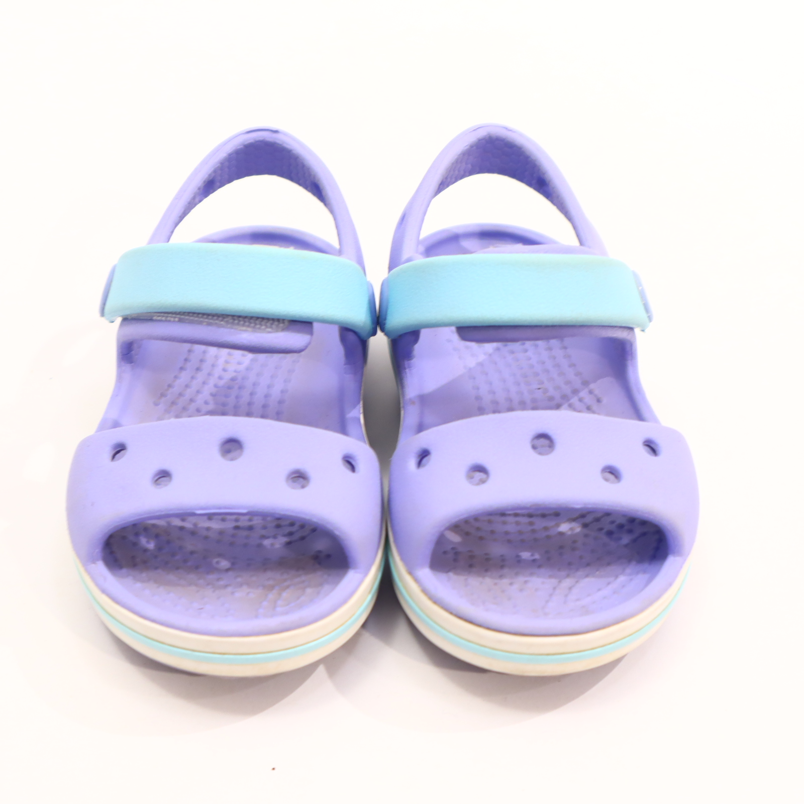 Sandalen CROCS 20/21 flieder/mint leichte gleichmäßige Ablaufspuren
