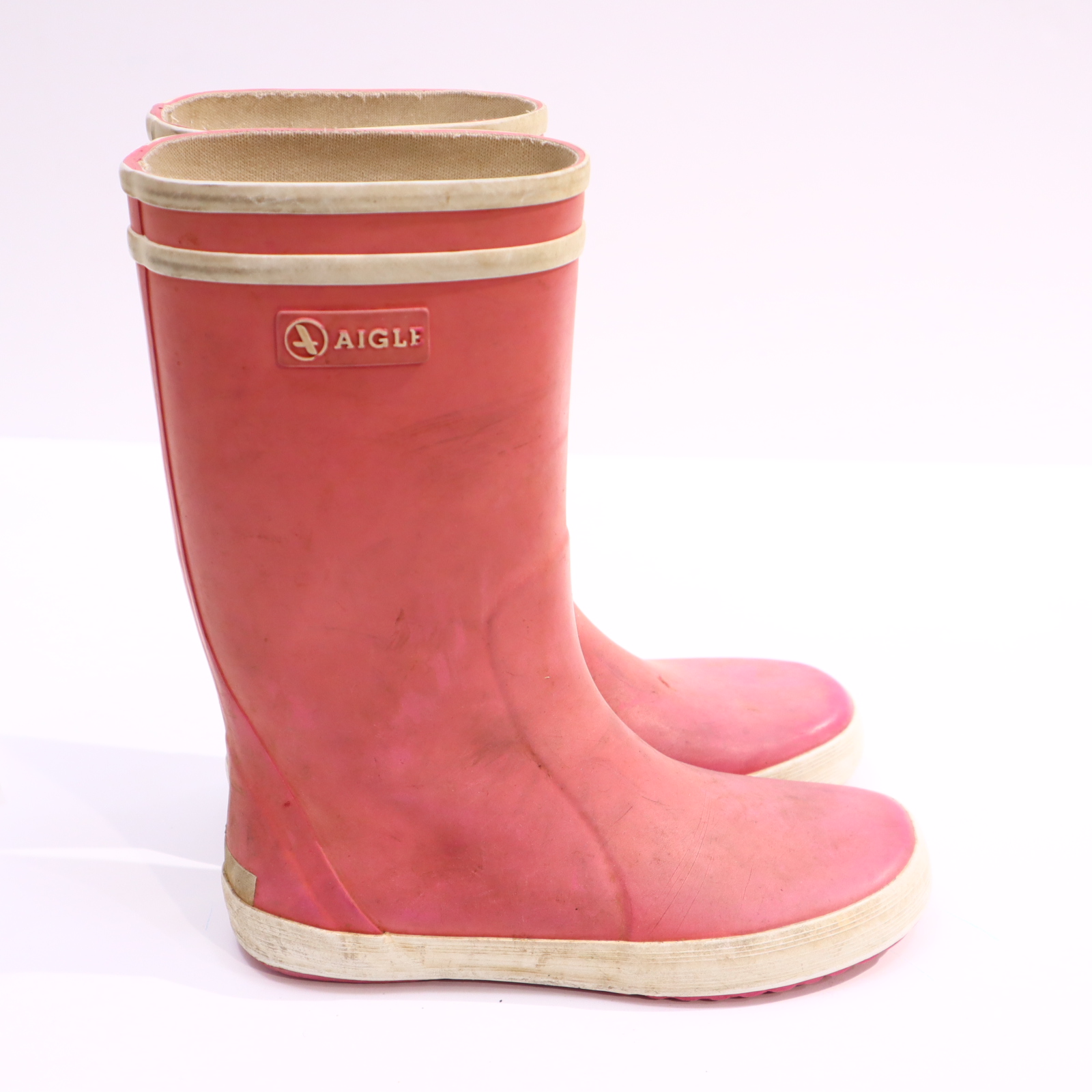Gummistiefel AIGLE 31 rosa Naturkautschuk