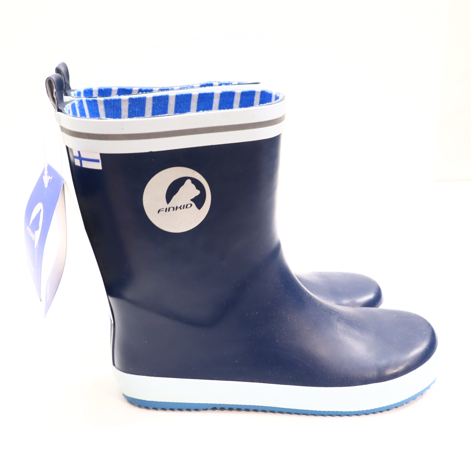 Gummistiefel FINKID 33 blau Naturkautschuk NEU!