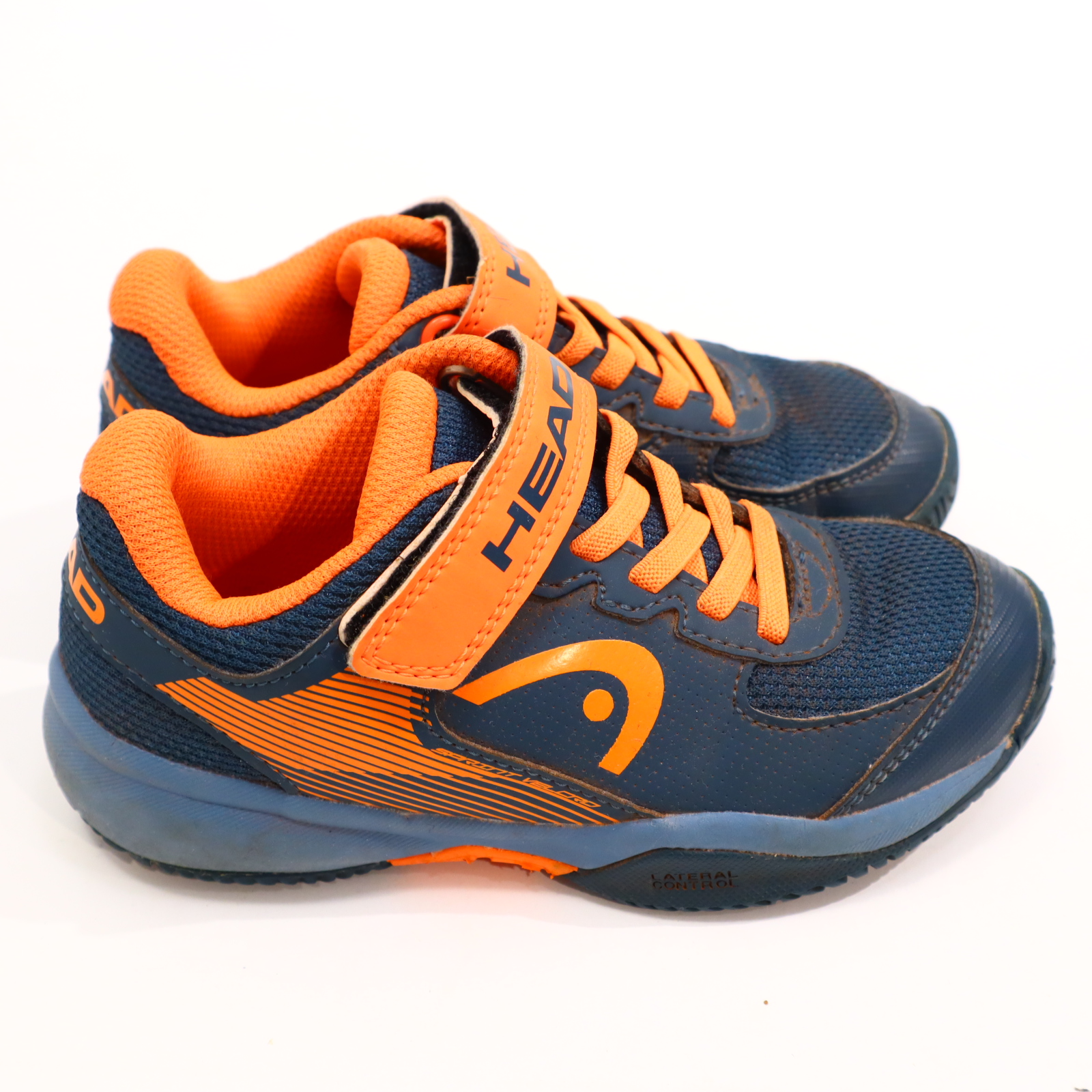 Sportschuh HEAD 30 Tennis blau/orange Klett