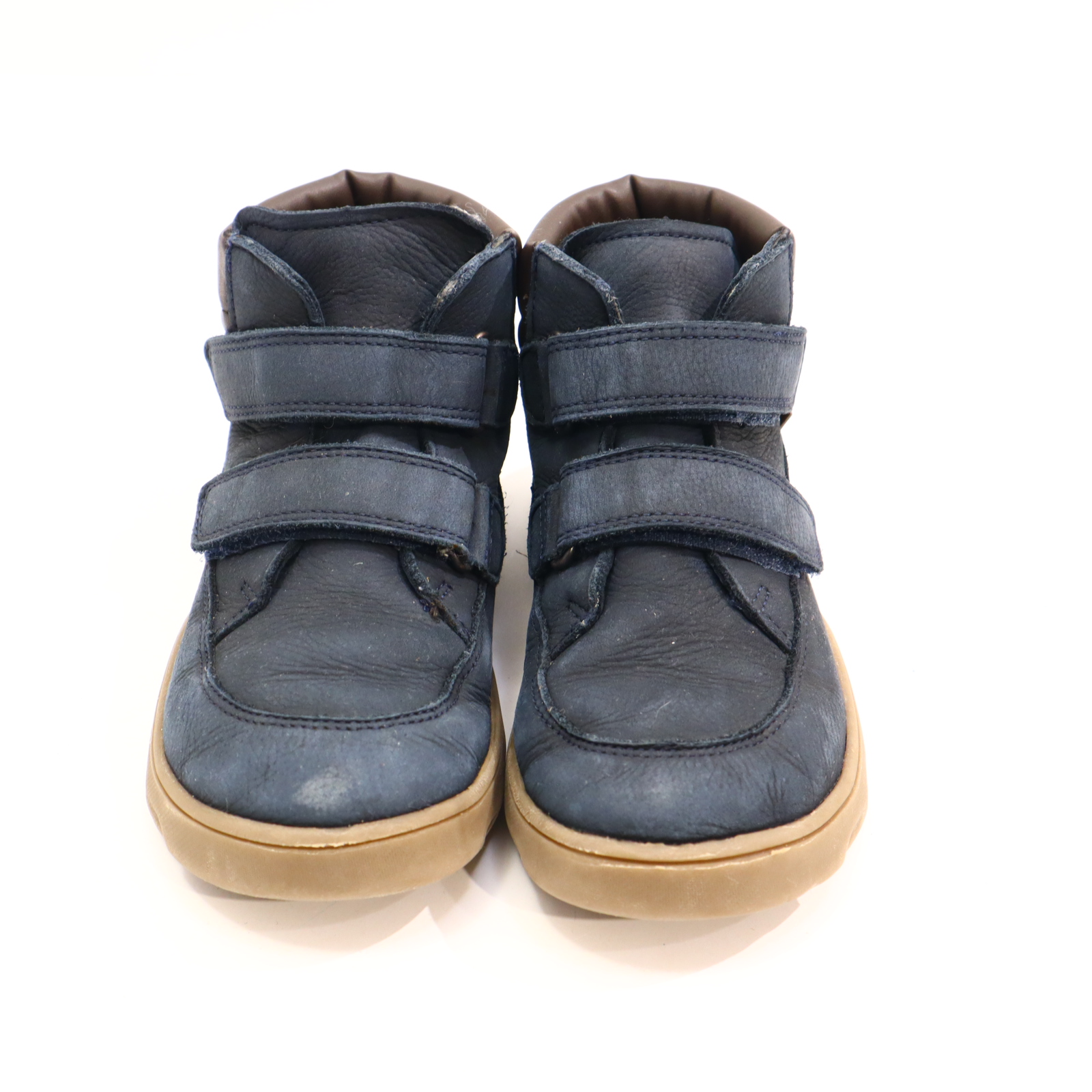 Halbschuhe froddo Klett 31 blau/braun Leder/TEX Herbst/Übergang leichte gleichmäßige Ablaufspuren