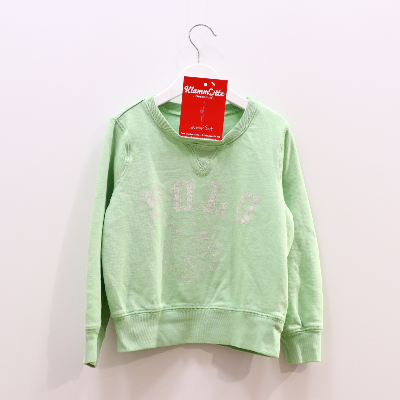 Oberteil RALPH LAUREN 122 grün Logo/Print Sweatshirt Baumwolle