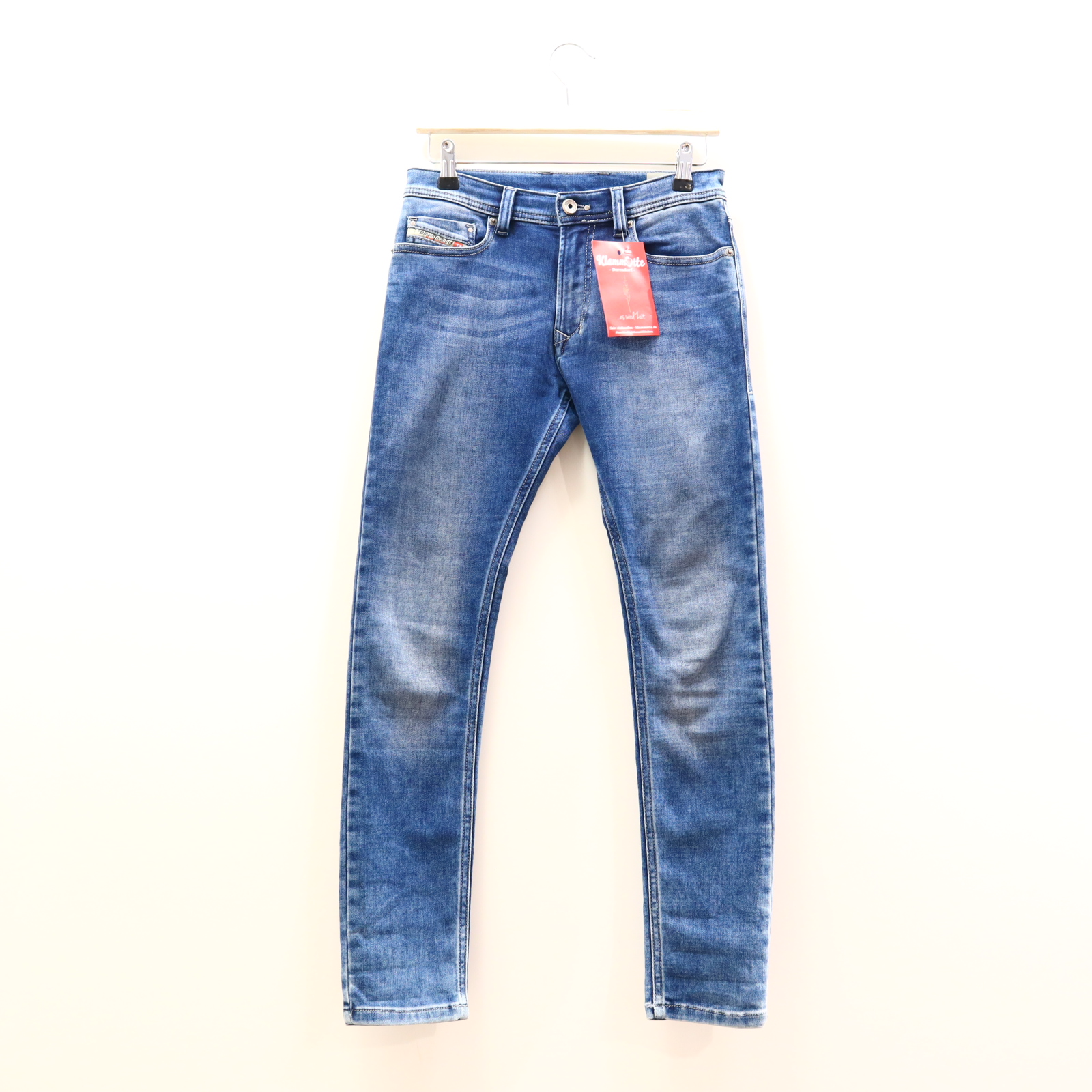 Hose DIESEL 146 Jeans blau Knopf/Reißverschluß Denim Carrot/Slim