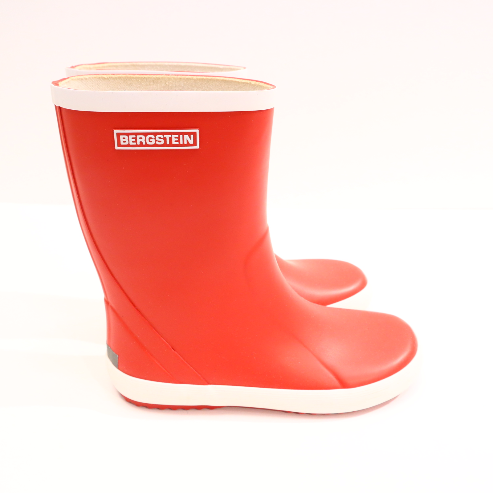 Gummistiefel BERGSTEIN 33 rot Naturkautschuk neuwertig!