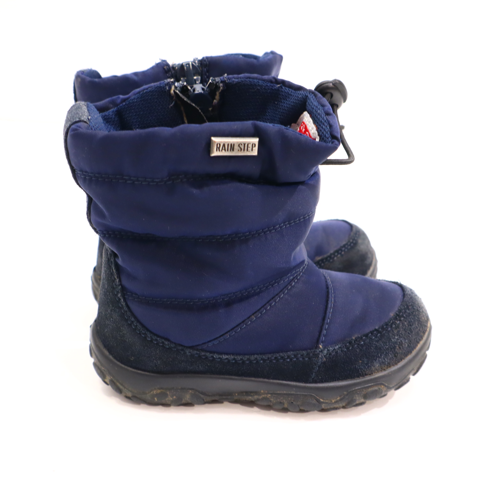 Stiefel Falcotto 22 blau Leder/RAINSTEP Boot Herbst/Winter Schurwolle gefüttert leichter gleichmäßiger Sohlenabrieb