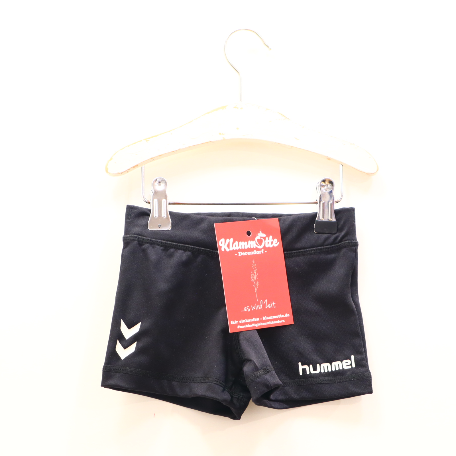 Hose hummel Short/Sporthose 116 schwarz Logo/Print Gummibandzug