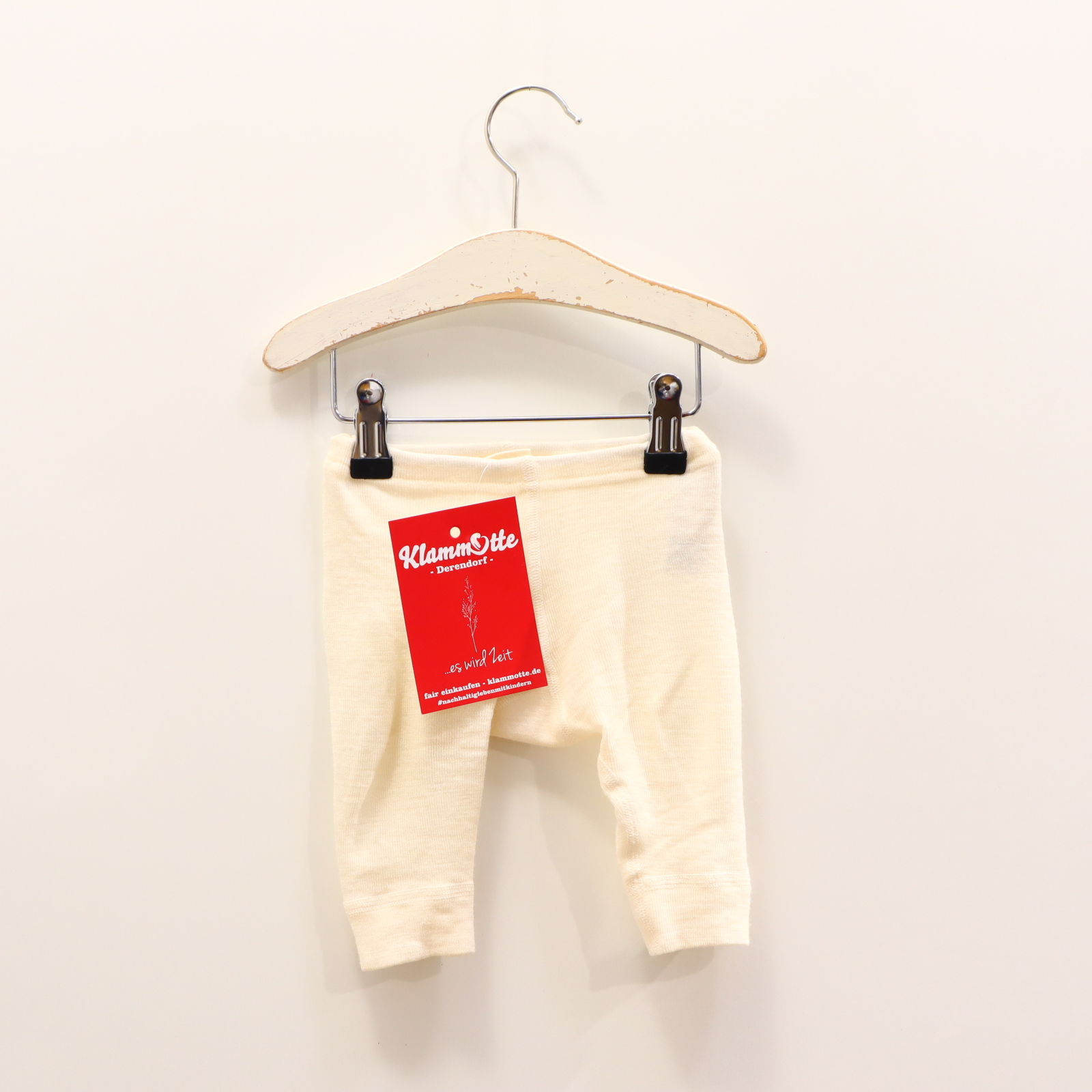 Hosen & Strampler DILLING 56 creme Schlupfhose Merinowolle Gummibandzug