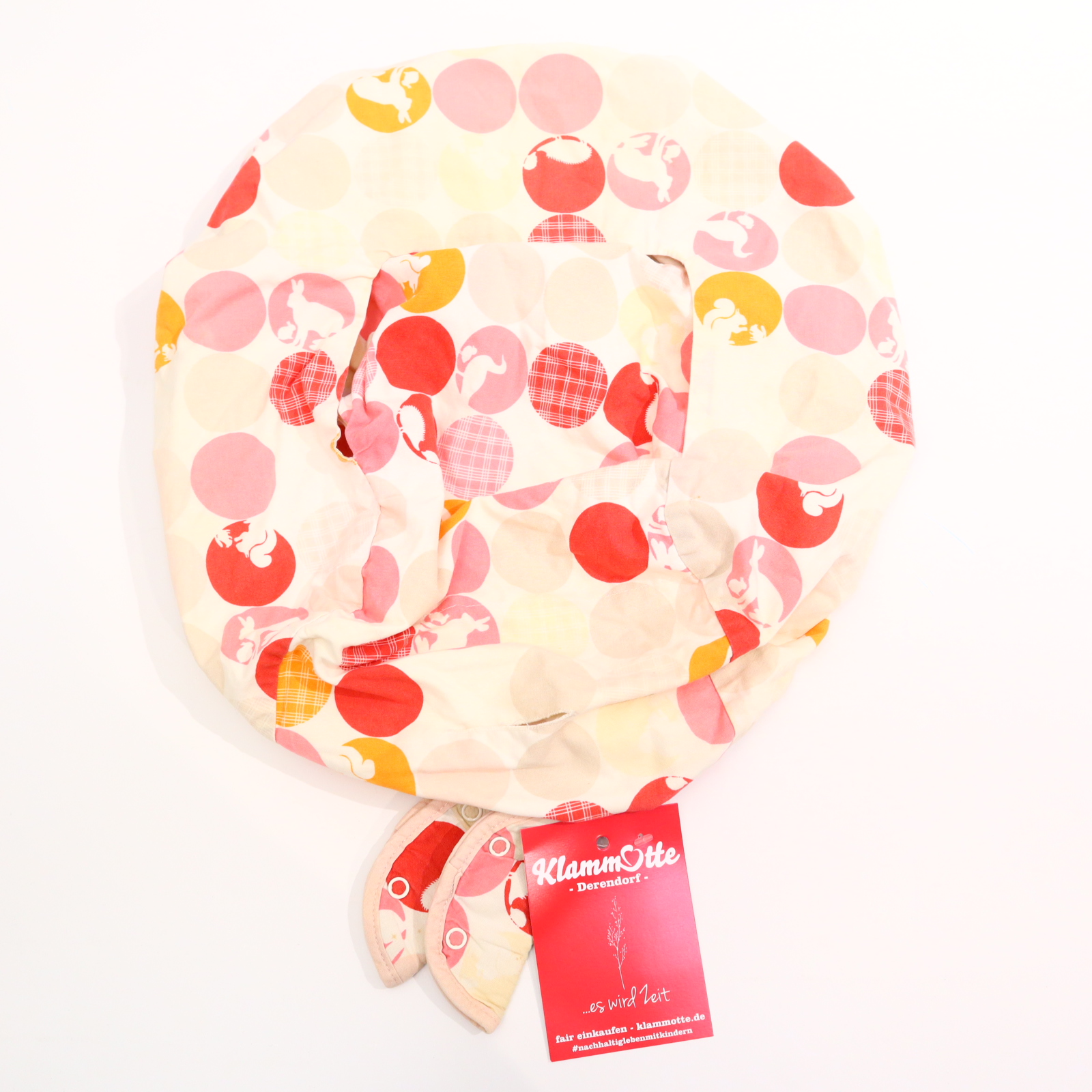 Hochstuhl STOKKE Tripp Trapp bunt/rosa/weiß Baumwolle New Born Set Bezug