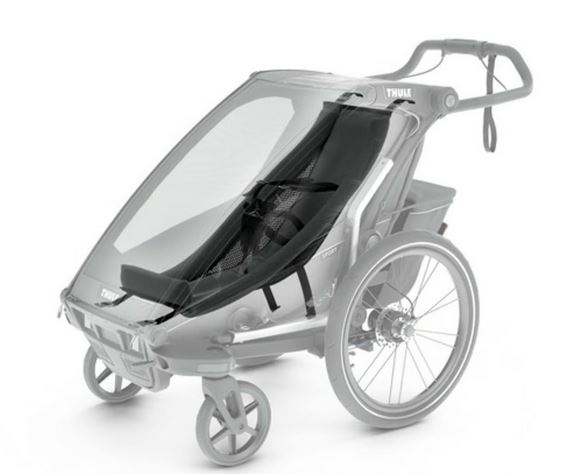 Fahrradanhänger THULE grau Chariot Baby Hängematte
