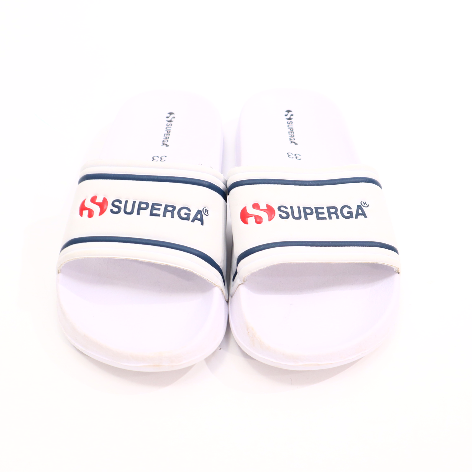Hausschuhe/Wasserschuhe SUPERGA 33 weiß Badeschlappen