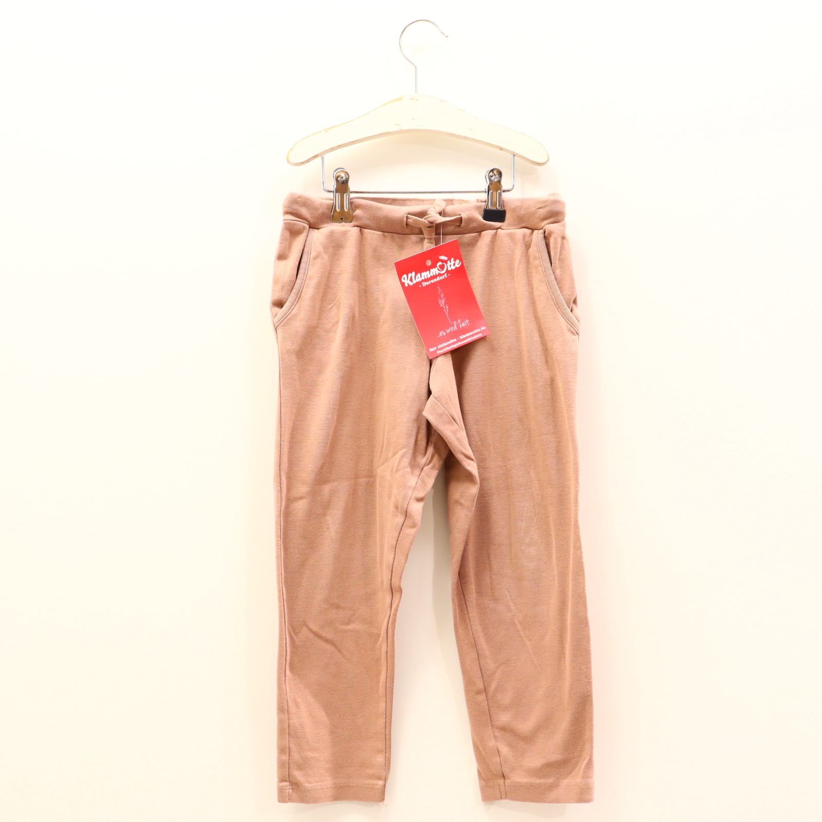 Hose WHEAT Jerseyhose 110 altrosa Biobaumwolle Gummibandzug/Kordelzug/verstellb. Bund