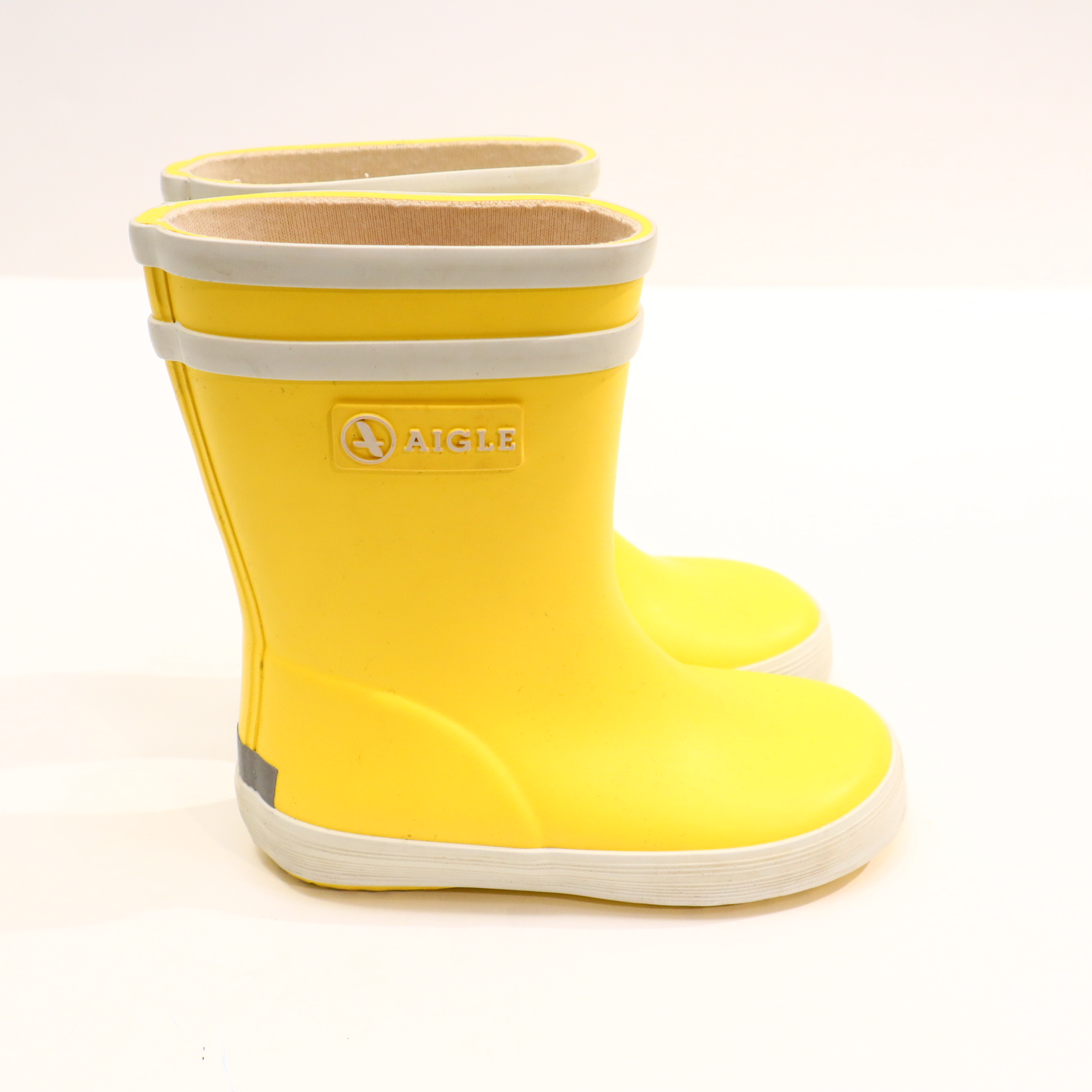 Gummistiefel AIGLE 23 gelb sehr gut