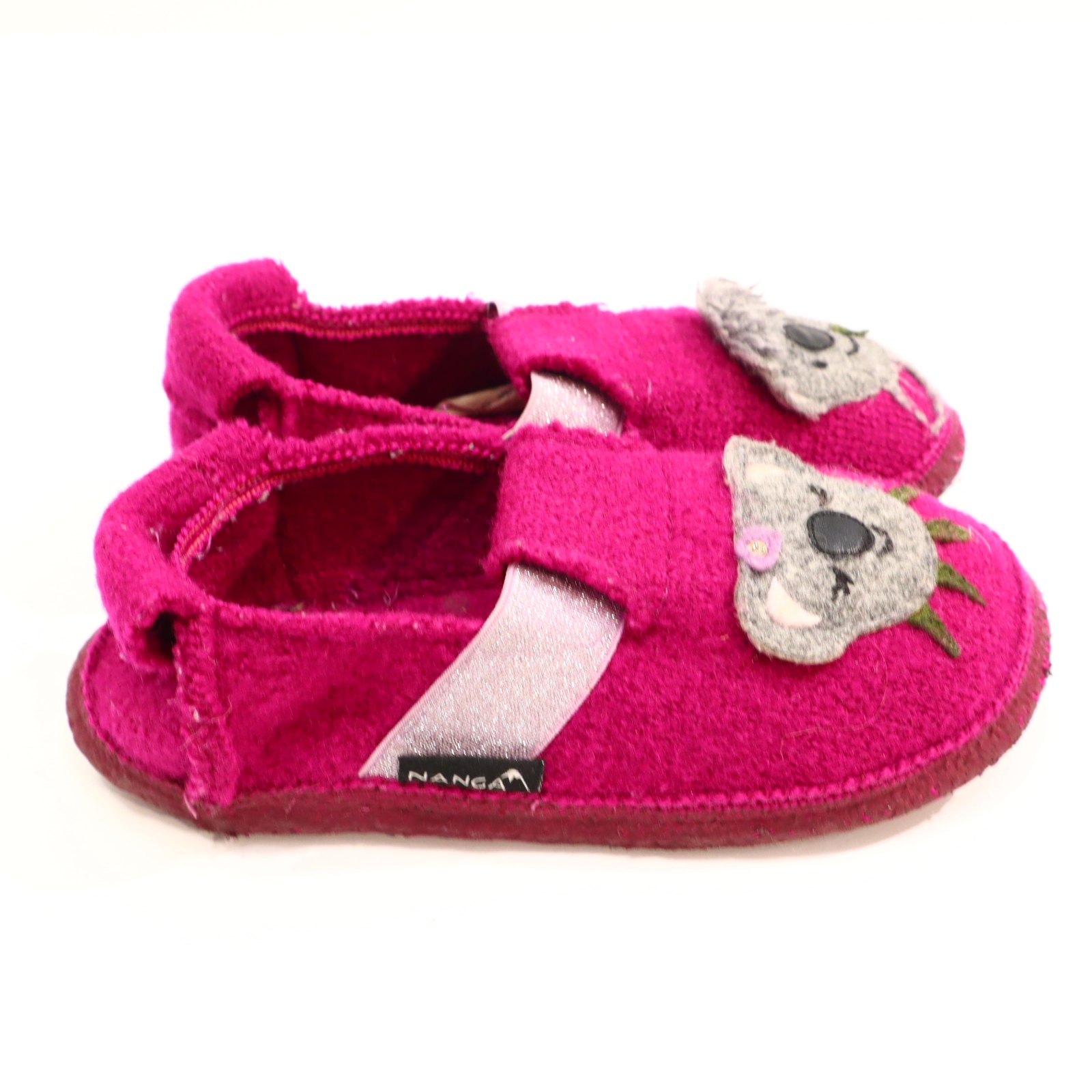 Hausschuhe/Wasserschuhe NANGA 32 beere Slipper Filz/Wolle