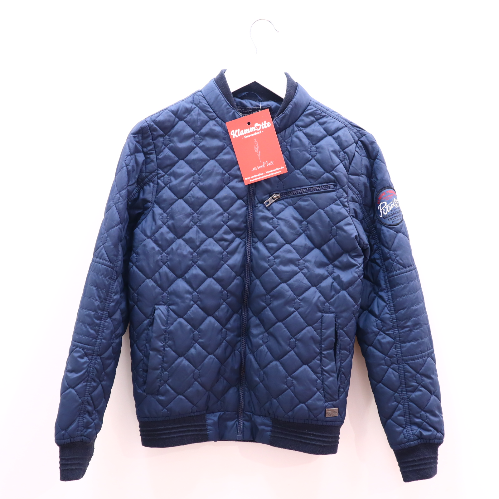 Jacke PETROL INDUSTRIES 152 blau Applikation/Logo Blouson/Steppjacke Übergang/Herbst
