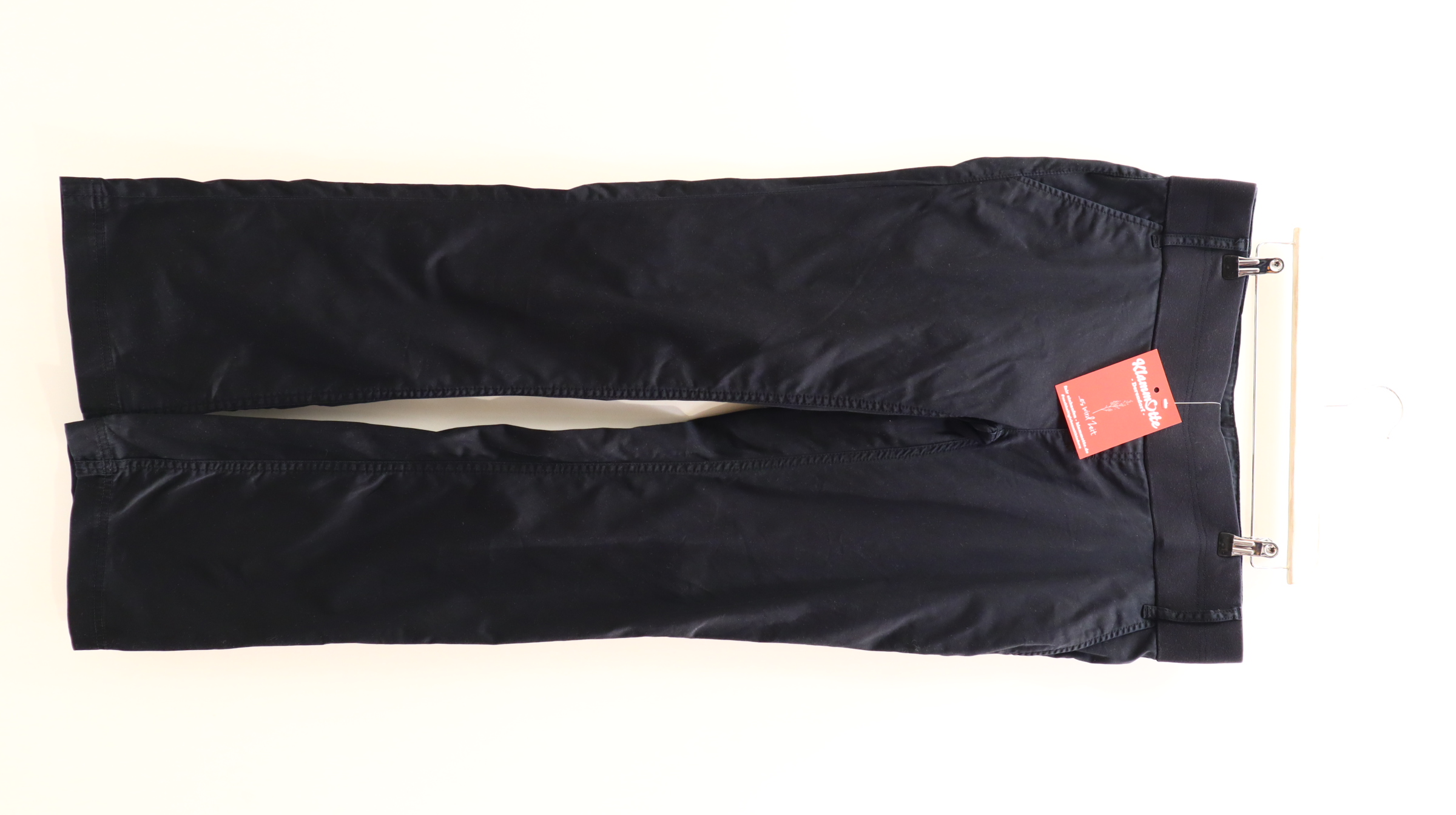 Hose ESPRIT 38 schwarz Baumwolle/Elastan/Twill Bootcut Low rib/verstellbar