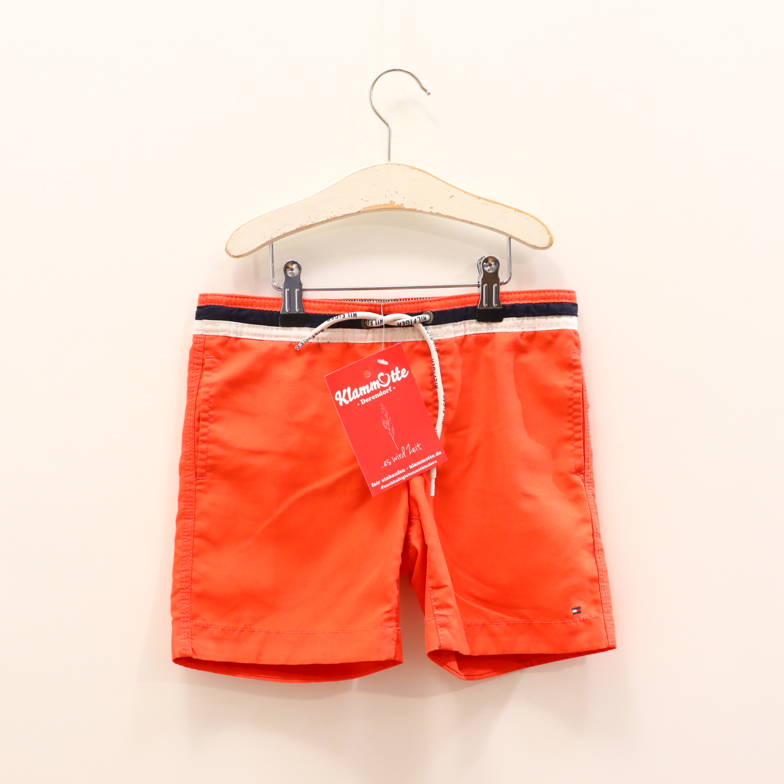 Bademode TOMMY HILFIGER 116 orange Badeshorts Meshfutter