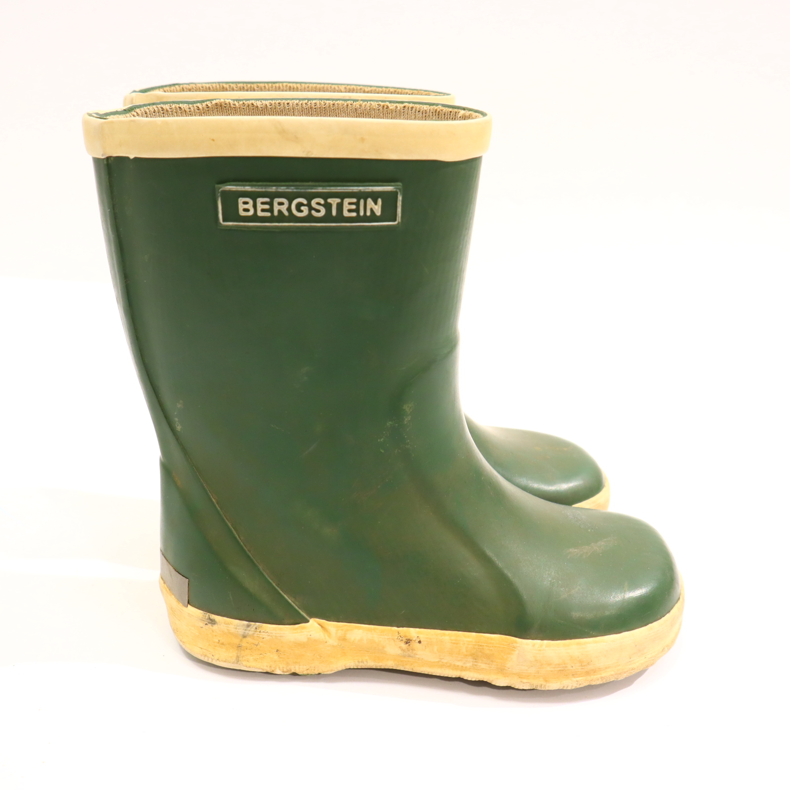 Gummistiefel BERGSTEIN 25 grün Naturkautschuk Gebrauchsspuren