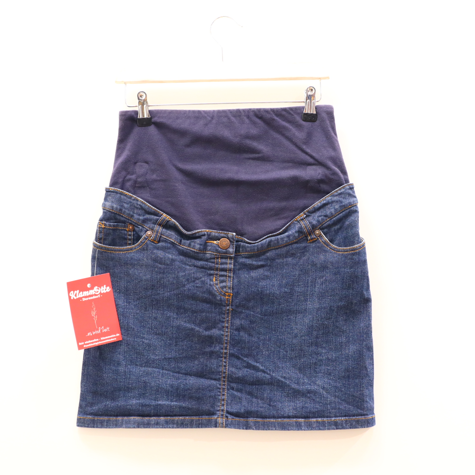 Kleider & Röcke Colline Jeansrock 38 blau Denim High rib/verstellbar