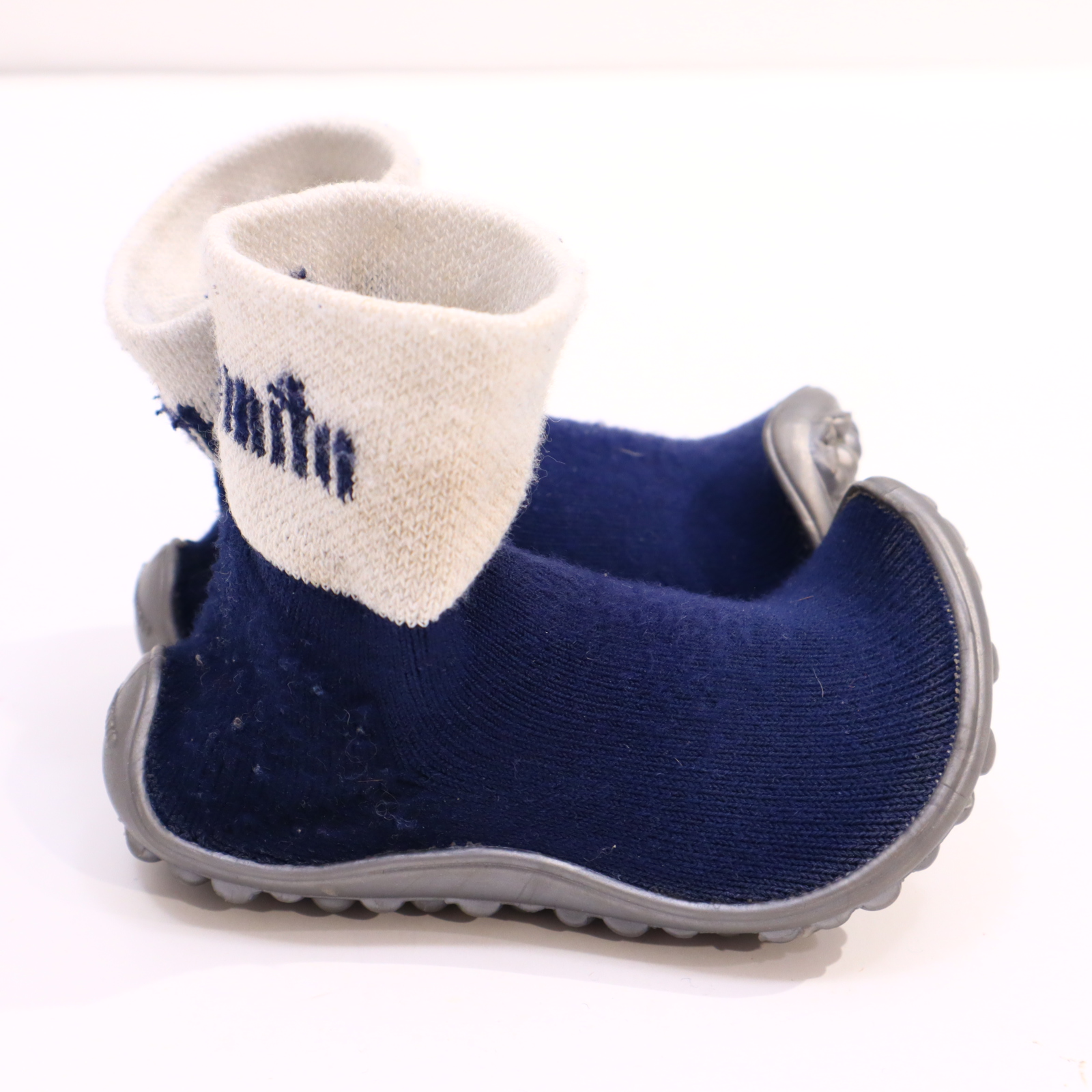 Hausschuhe/Wasserschuhe leguanito 24/25 blau/weiß Barfußschuhe