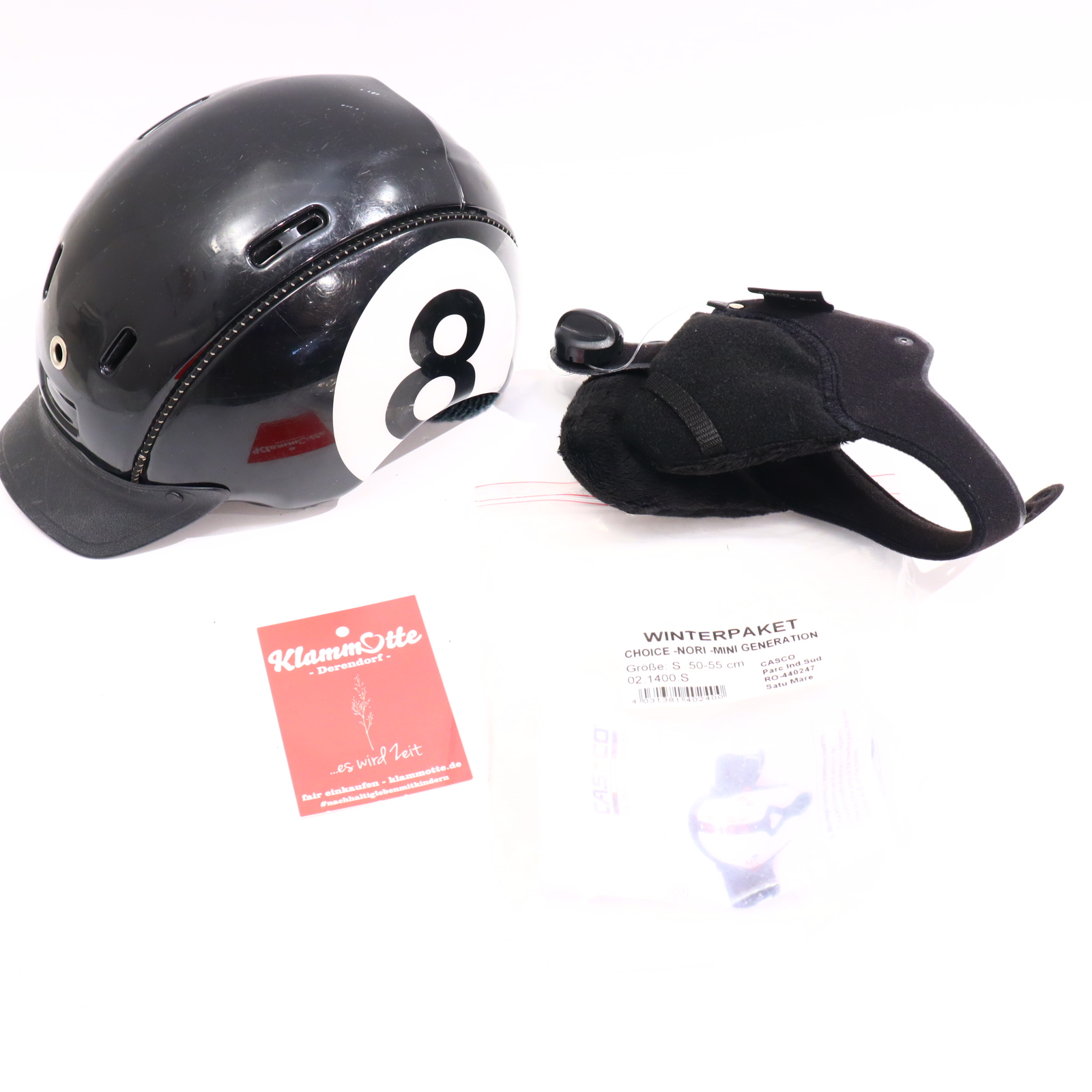 Fahrzeuge CASCO mini schwarz/weiß 50-55 mit Wintereinsatz!