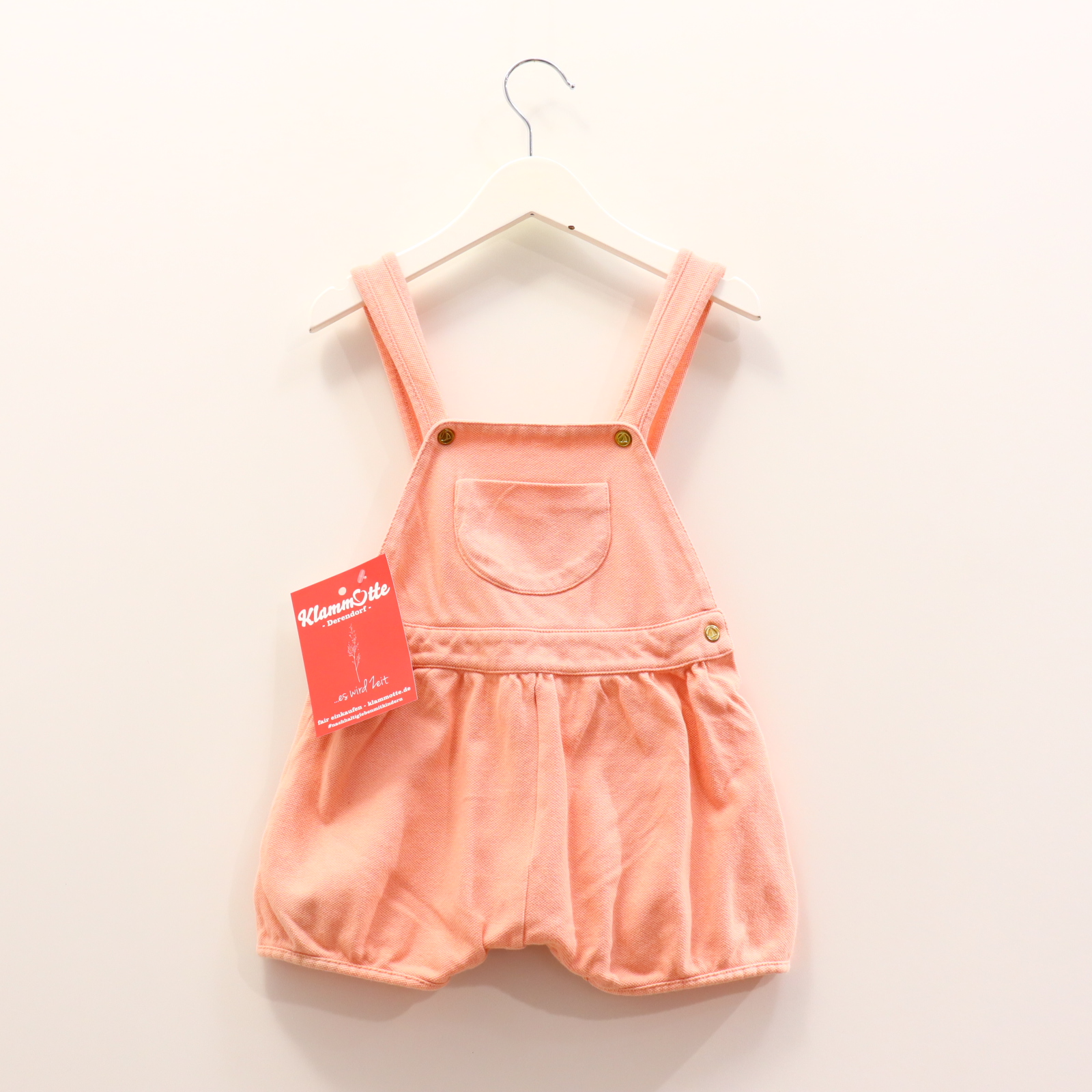Hosen & Strampler PETIT BATEAU 86 rosa Bloomers/Träger Baumwolle/Piquee