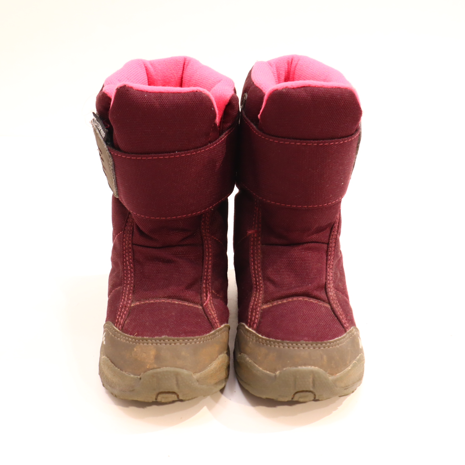 Stiefel decathlon/Quechua 29 bordeaux/pink Snowboot Herbst/Winter Waterproof leichter gleichmäßiger Sohlenabrieb