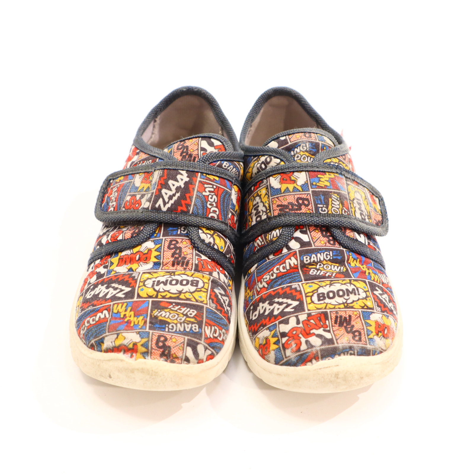 Hausschuhe/Wasserschuhe SuperFit 30 bunt/grau Pantoffel Mittel