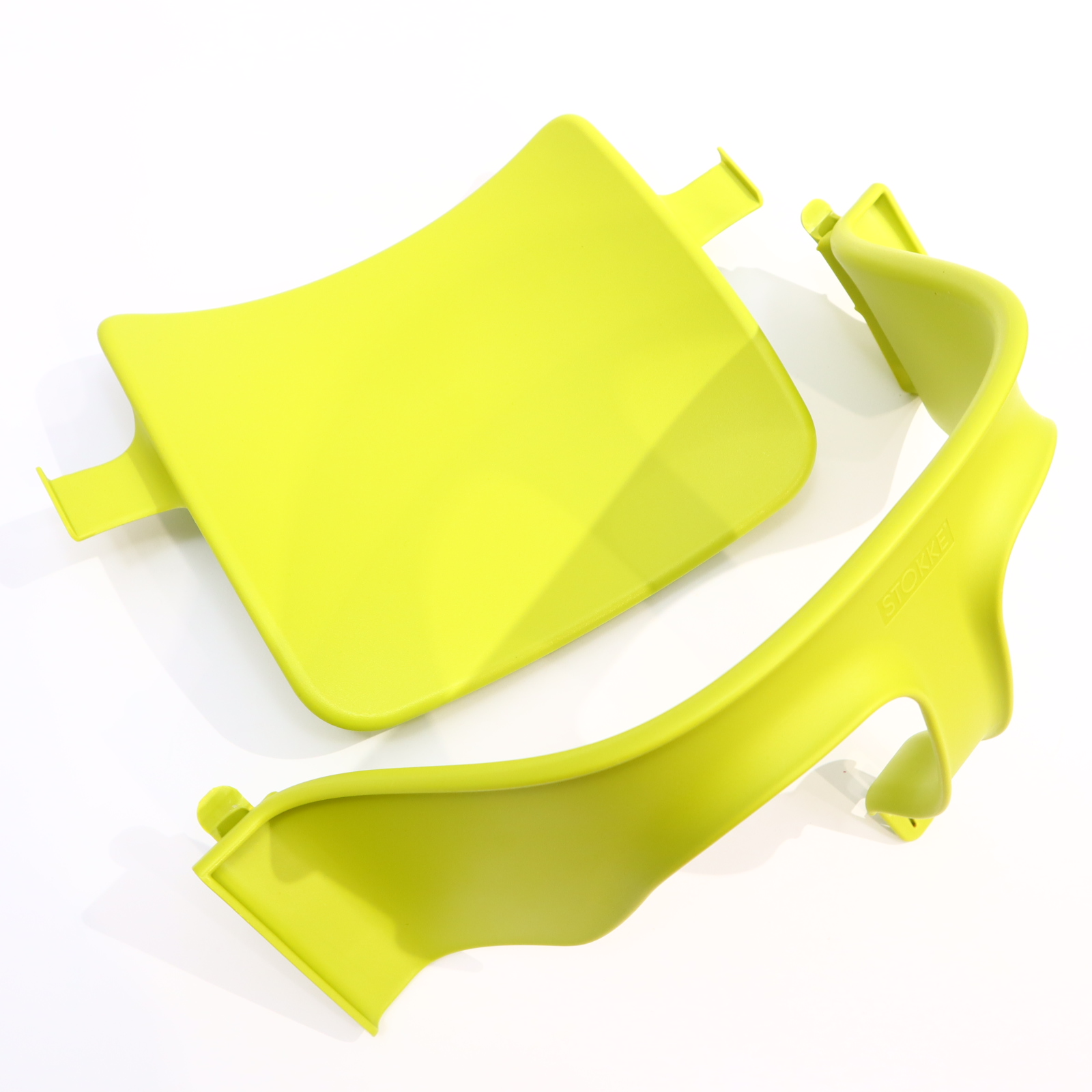 Hochstuhl STOKKE Tripp Trapp grün Kunststoff Baby Set