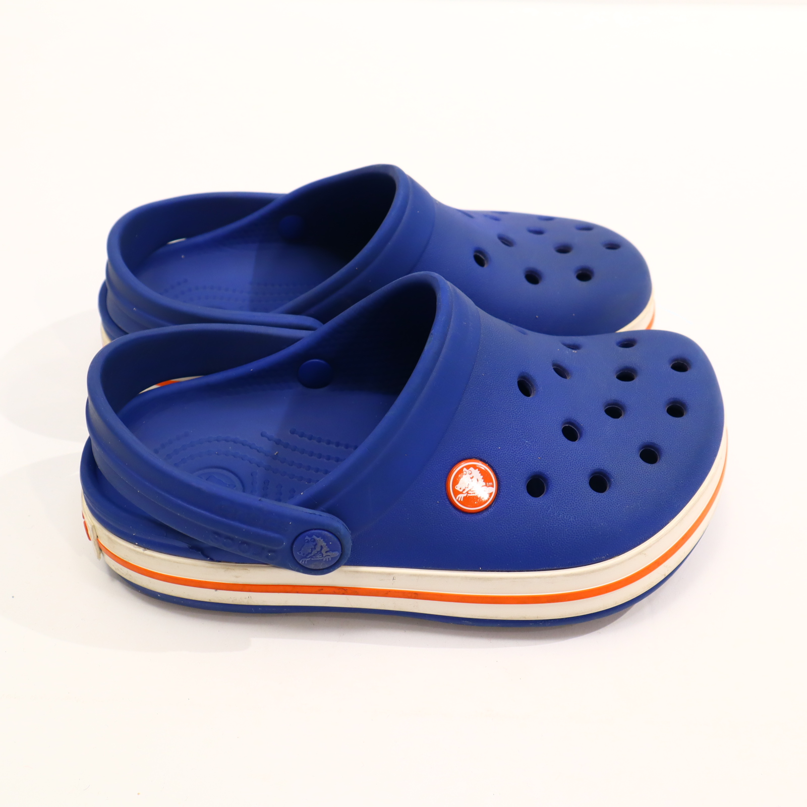 Hausschuhe/Wasserschuhe crocs 32/33 blau Cloks Kunststoff