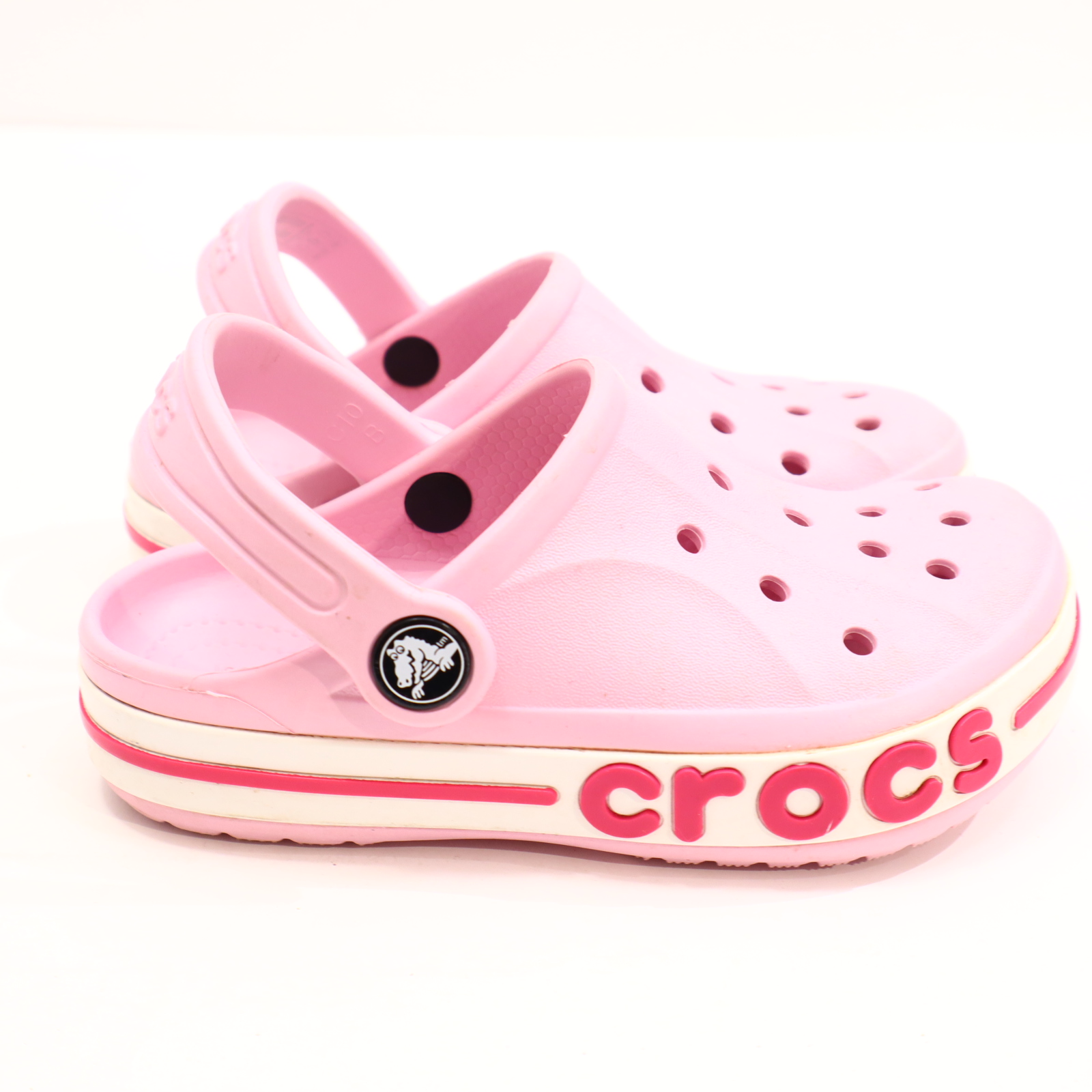 Hausschuhe/Wasserschuhe crocs 27/28 rosa Cloks sehr gut