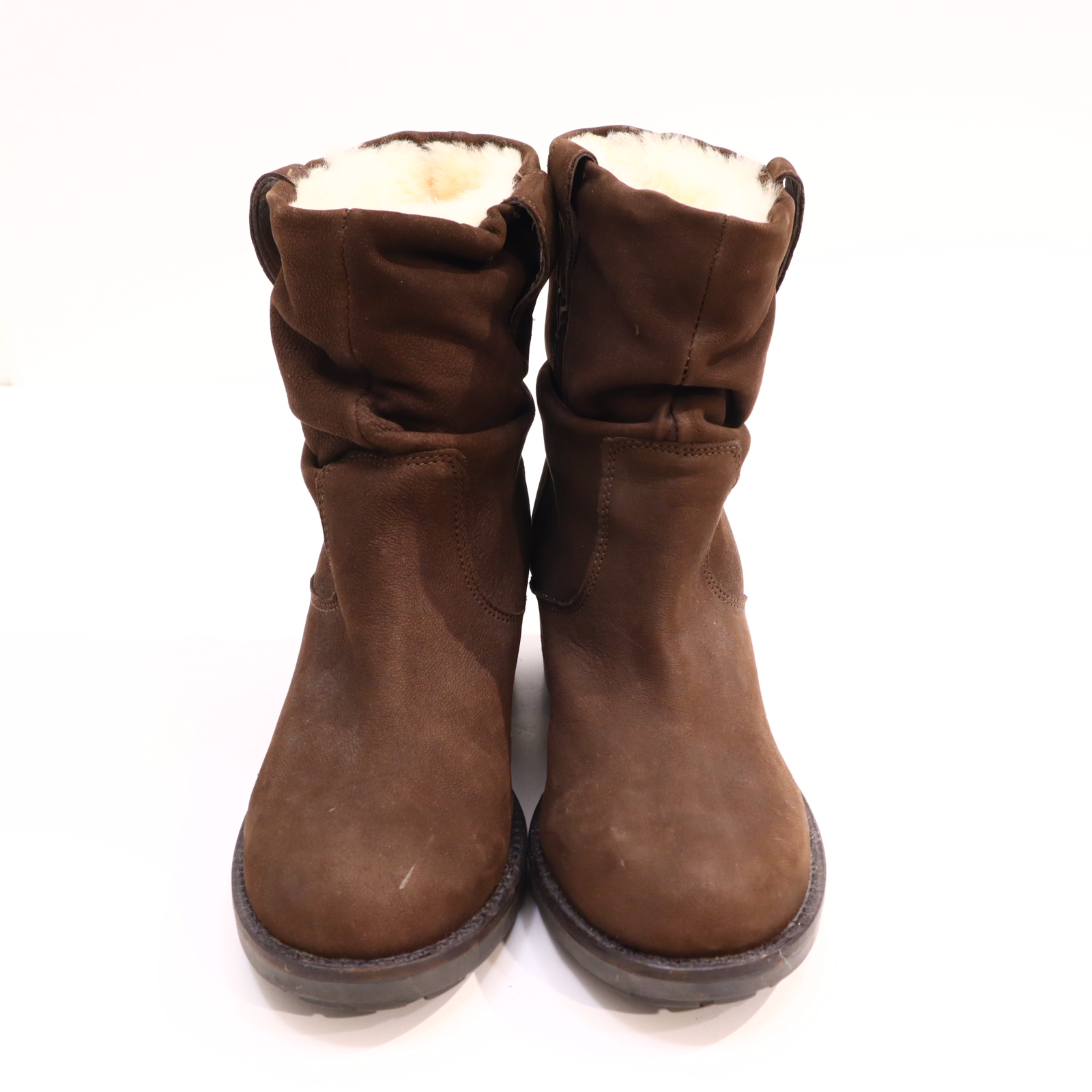 Stiefel Dune 38 braun Lammfell Stieffeletten Herbst/Winter gefüttert sehr gut