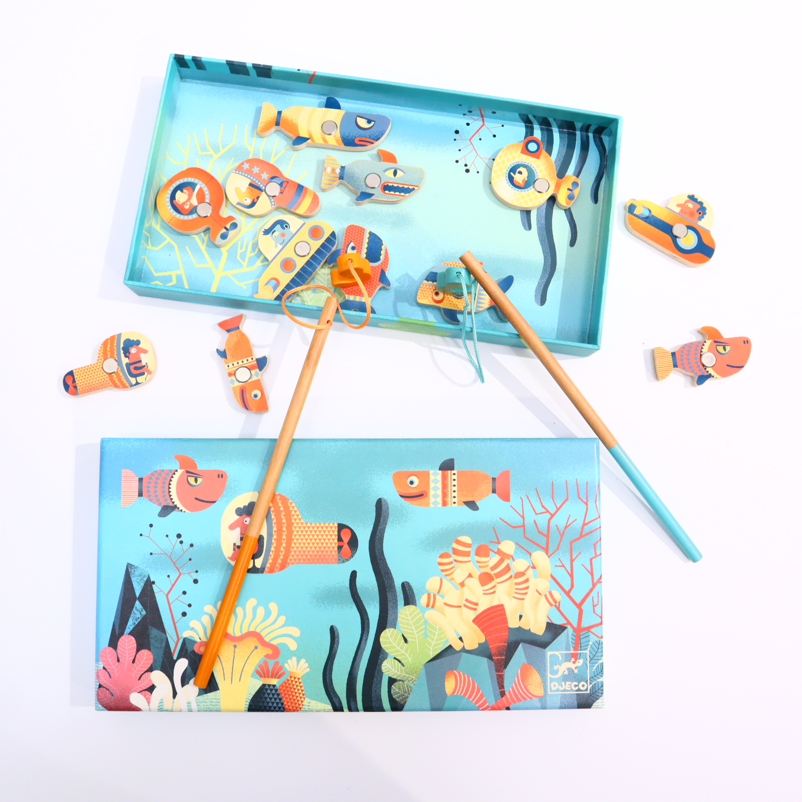Spiele Angelspiel DJECO Karton geklebt!
