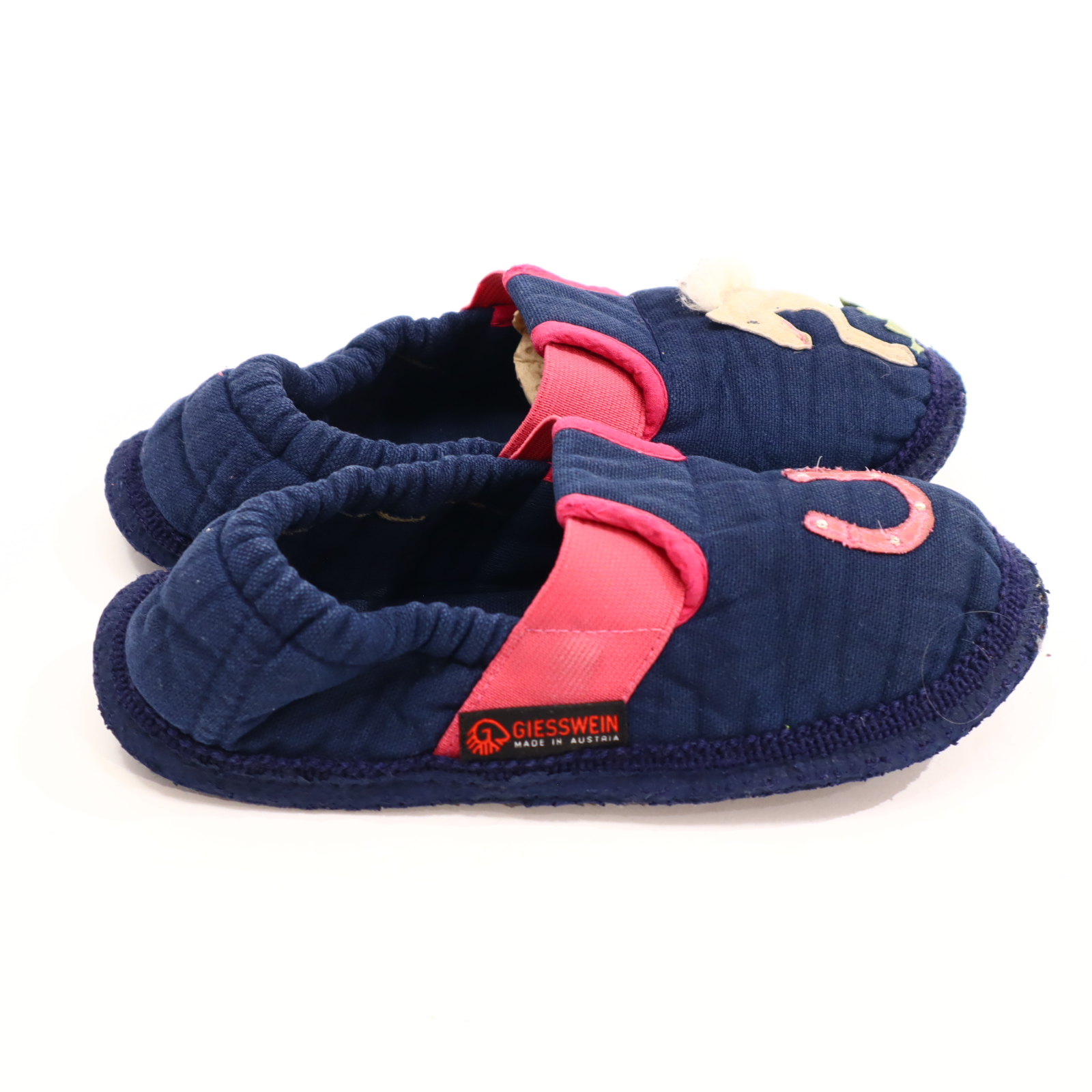 Hausschuhe/Wasserschuhe GIESSWEIN 33 blau Pantoffel/Slipper Canvas