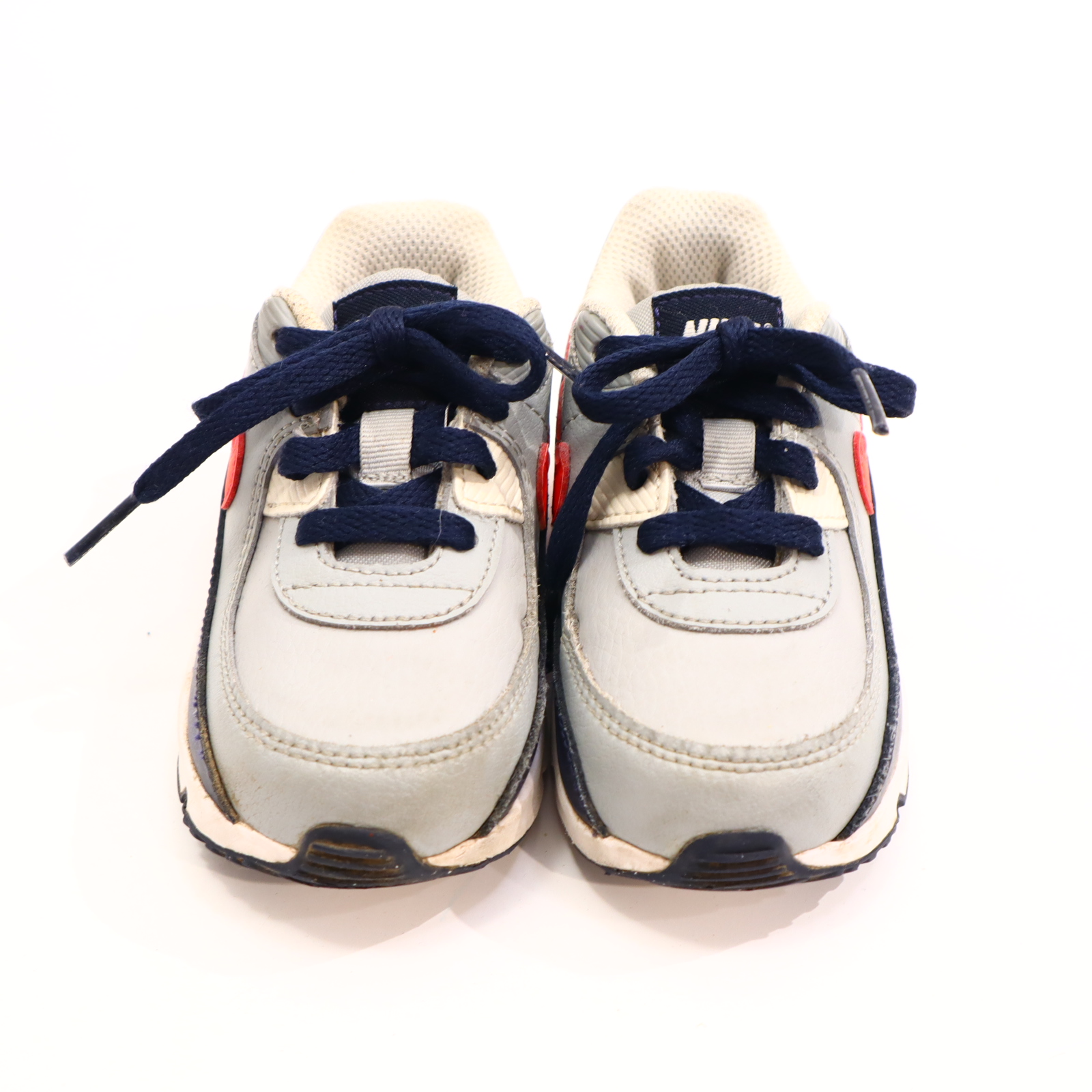 Halbschuhe NIKE Schnürschuh/Sneaker 23.5 blau/grau/rot/weiß ganz leichte Ablaufspuren Hallen tauglich!