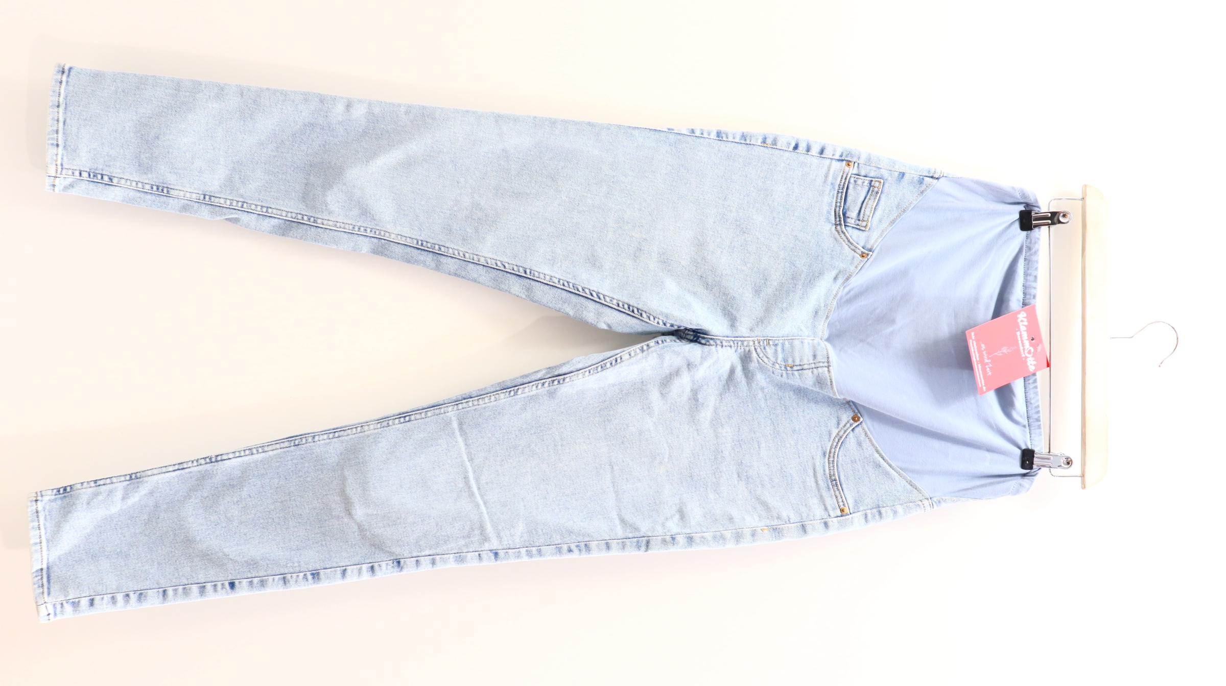 Hose H&M M/38/40 Jeans blau denim High rib