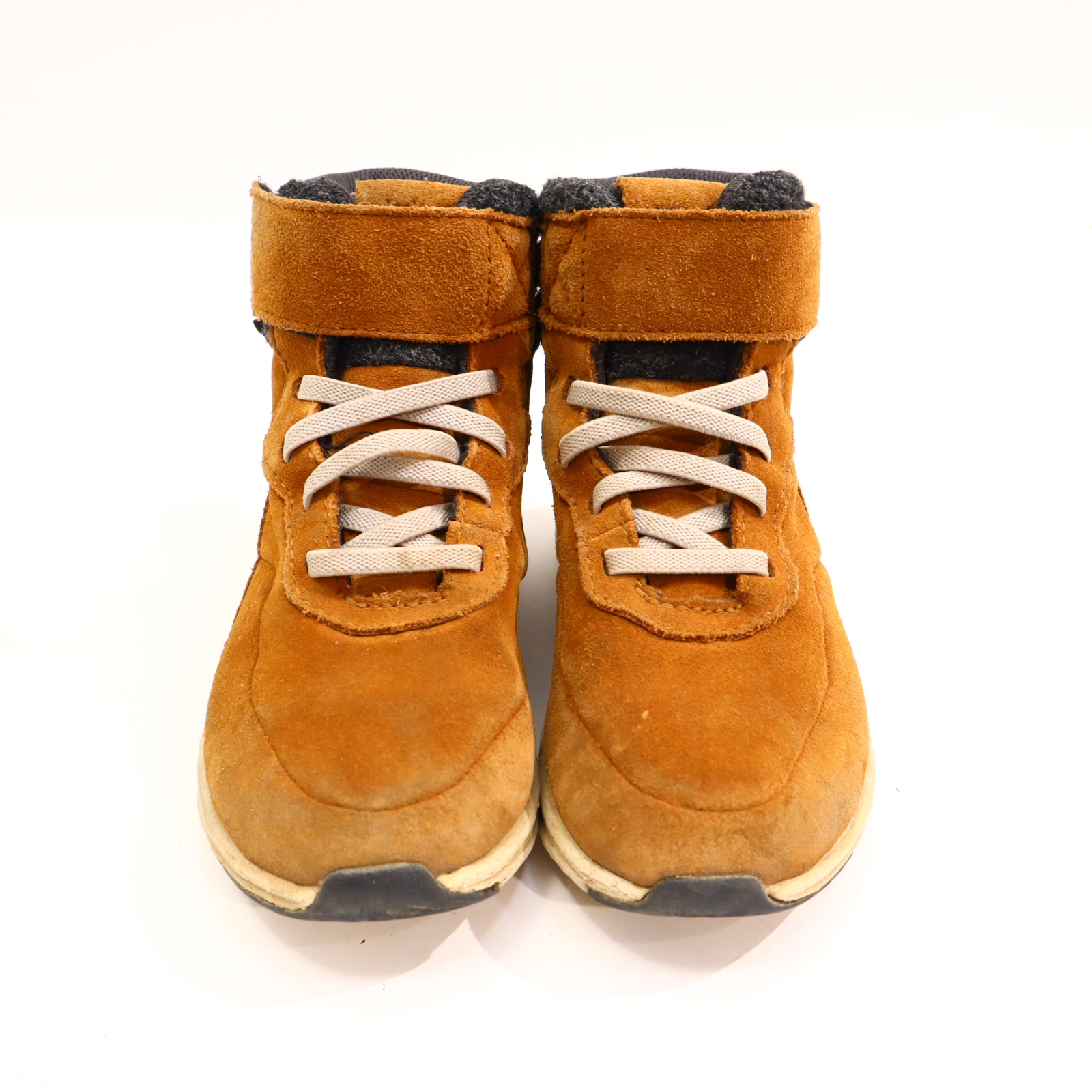 Halbschuhe Jack Wolfskin Boots/Cloks 28 braun Leder/TEXAPORE Herbst/Übergang leichte gleichmäßige Ablaufspuren