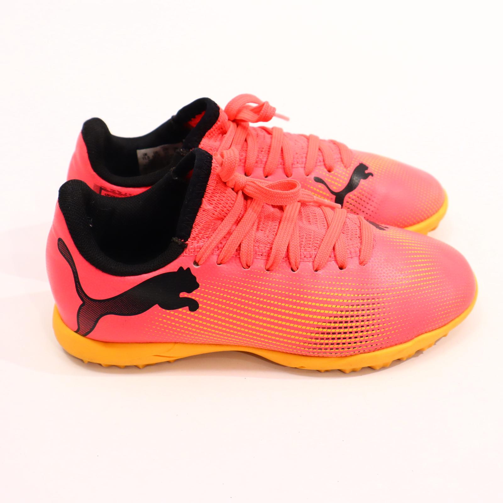 Sportschuh PUMA 30 Fußball/Hartplatz orange Schnürrschuh