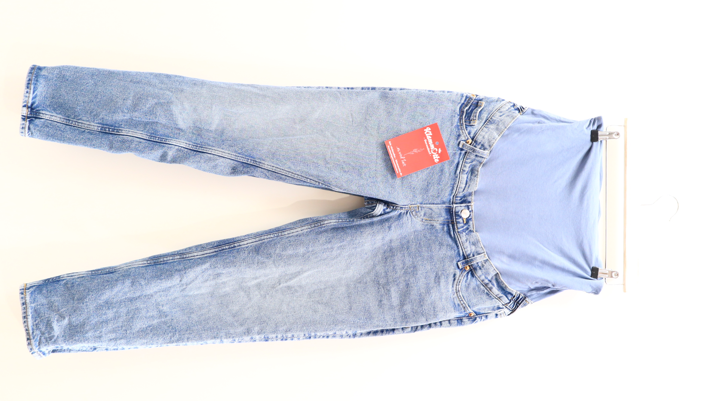 Hose H&M M/38/40 Jeans blau denim High rib