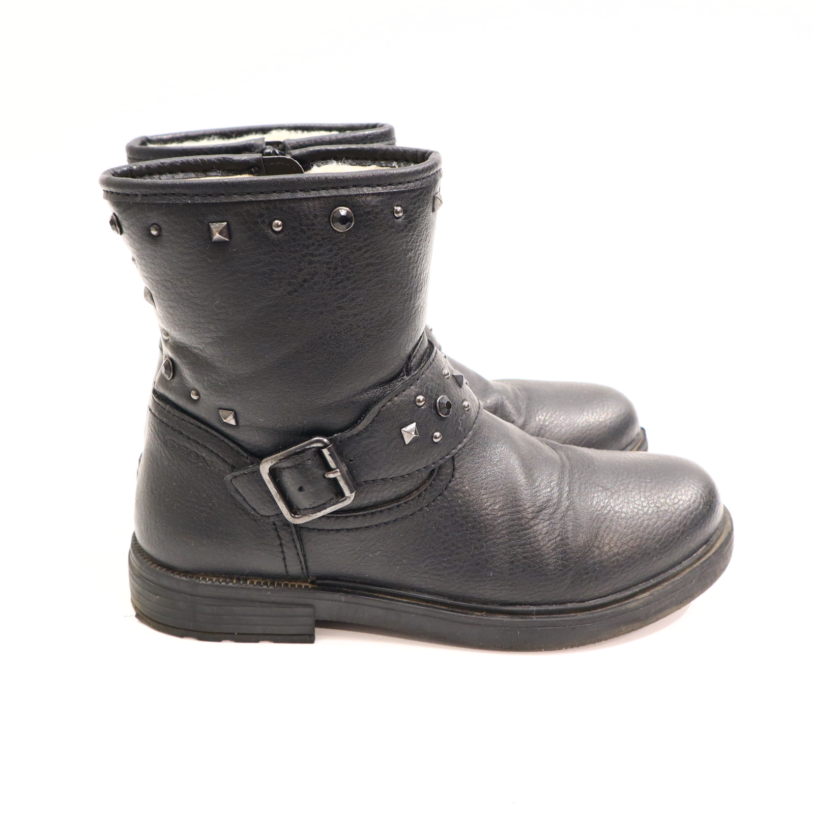 Halbschuhe GEOX Stieffelette 35 schwarz Herbst/Winter sehr gut gefüttert