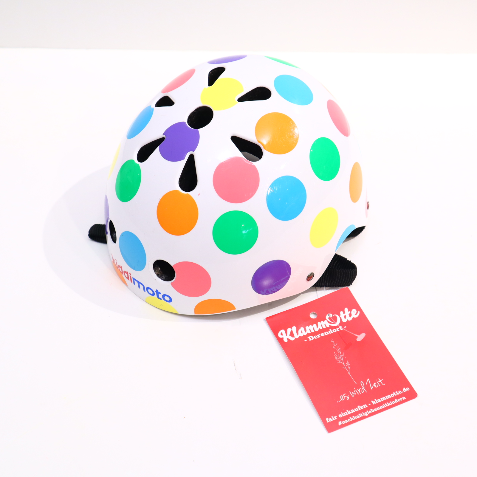 Fahrzeuge kiddimoto bunt/weiß 48-53cm Helm