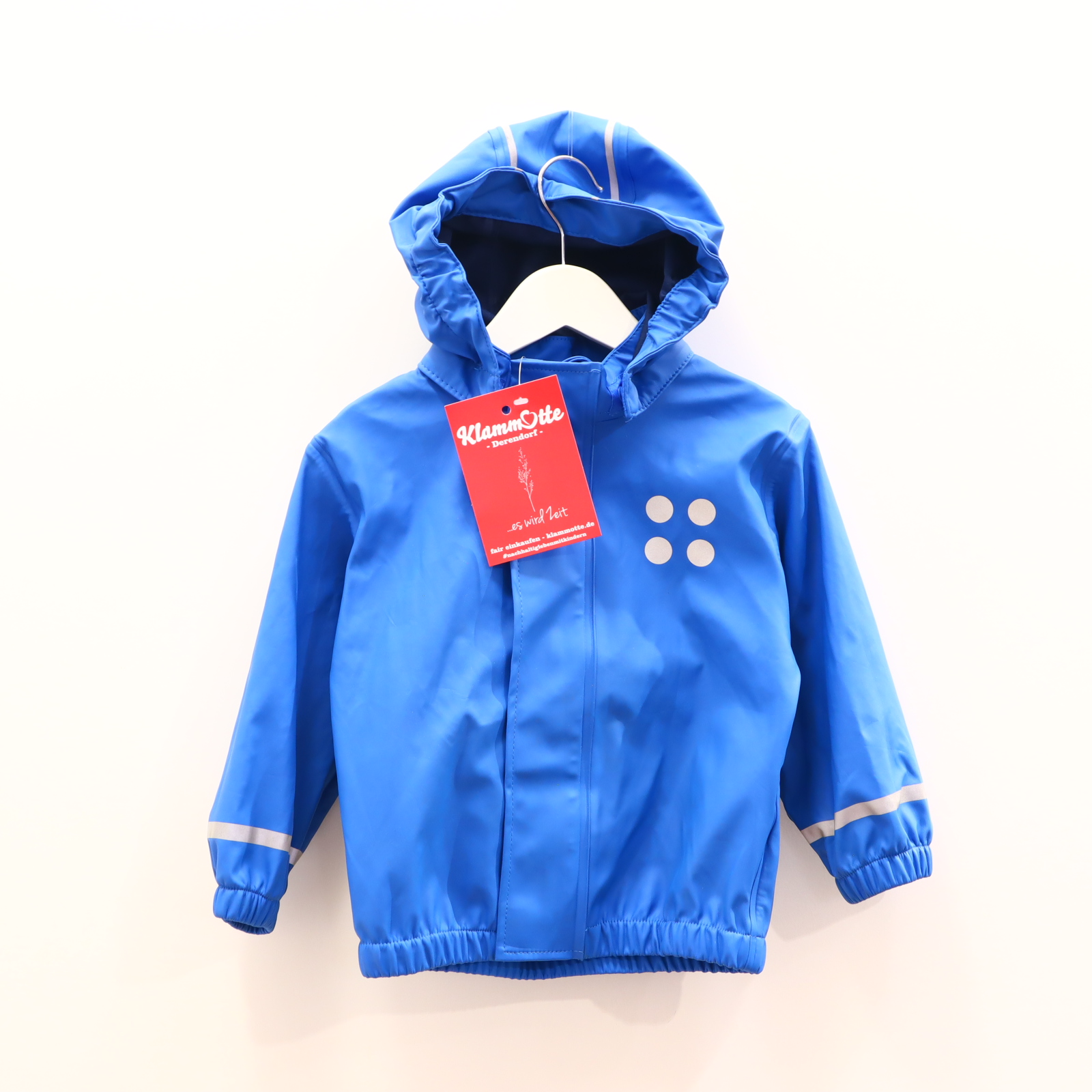 Jacke LEGO 86 blau Logo/Print Regenjacke abnehmb. Kapuze